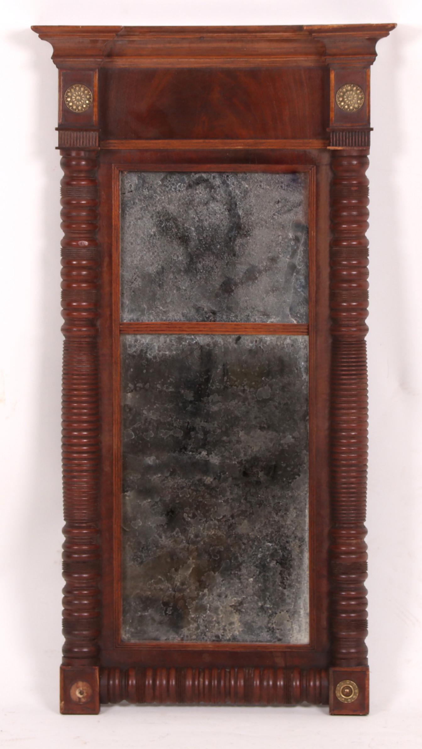 An American Federal Period Mahogany Mirror (1 of 8)