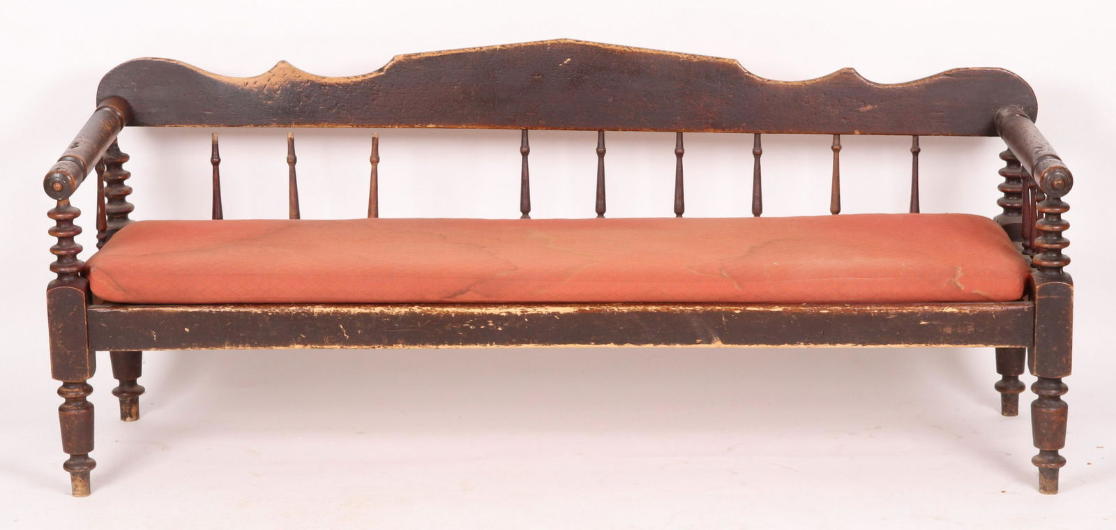 A 19th Century Turned Settee (1 of 8)