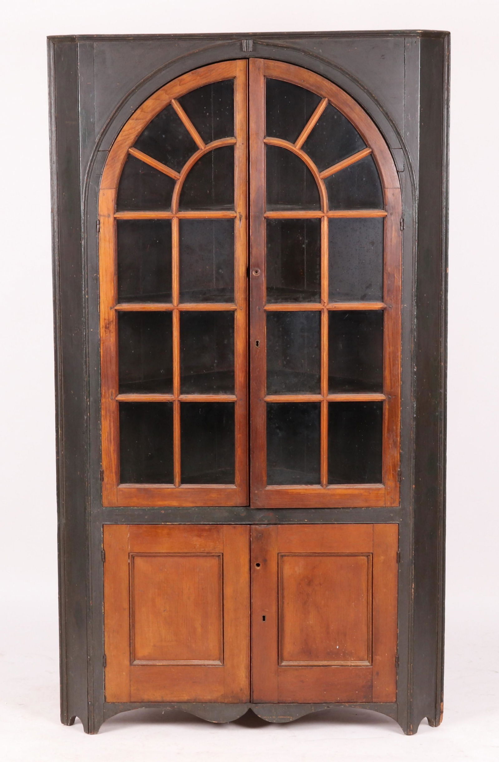 An American Painted Corner Cupboard (1 of 10)