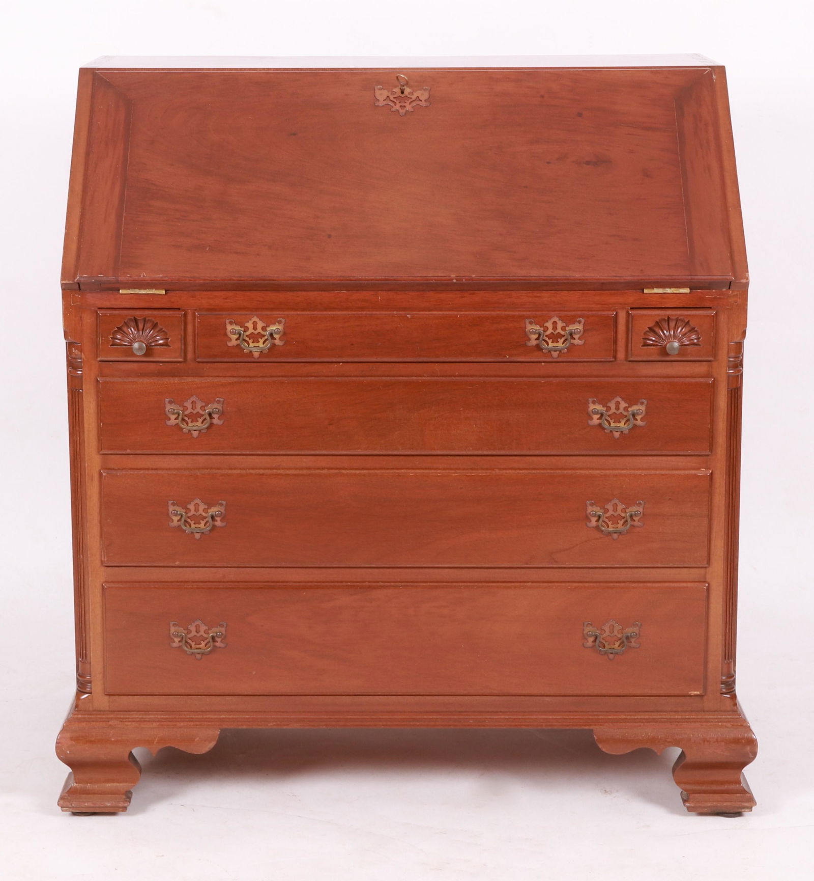 Robert T. Hogg Bench Made Chippendale Style Desk (1 of 10)