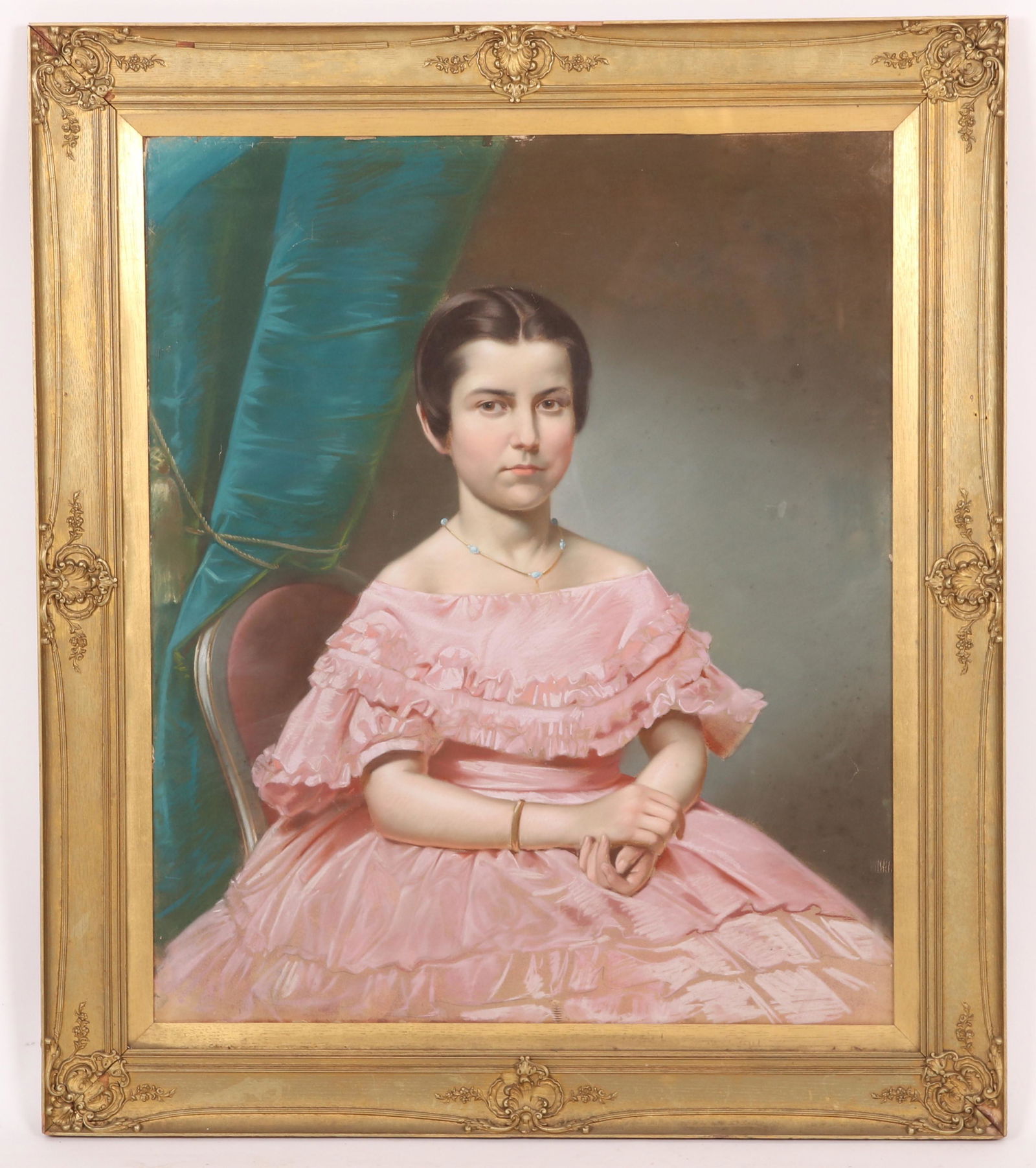 A 19th Century American School, Portrait Of A Girl (1 of 9)