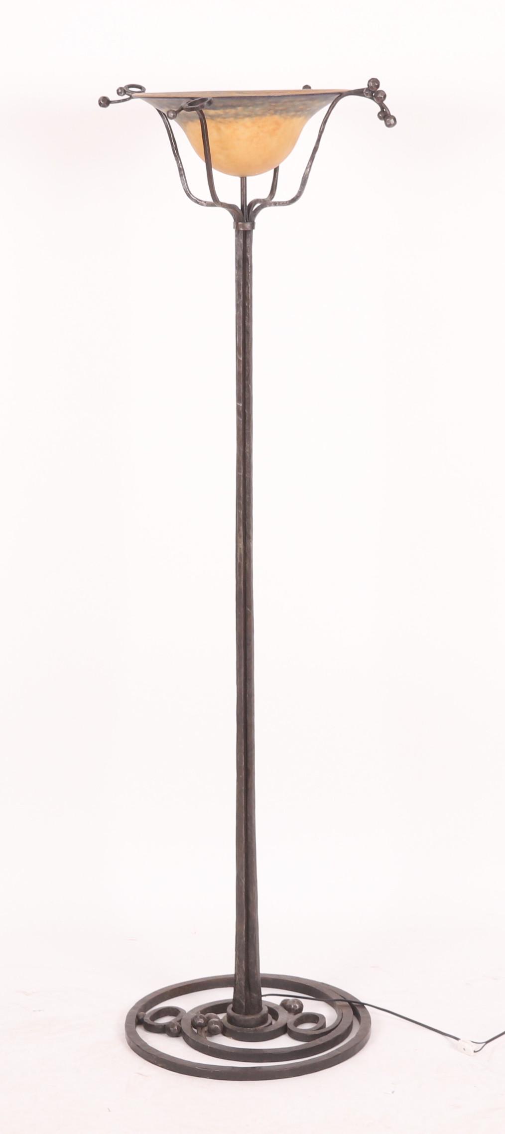 Edgar Brandt Style Floor Lamp (1 of 7)