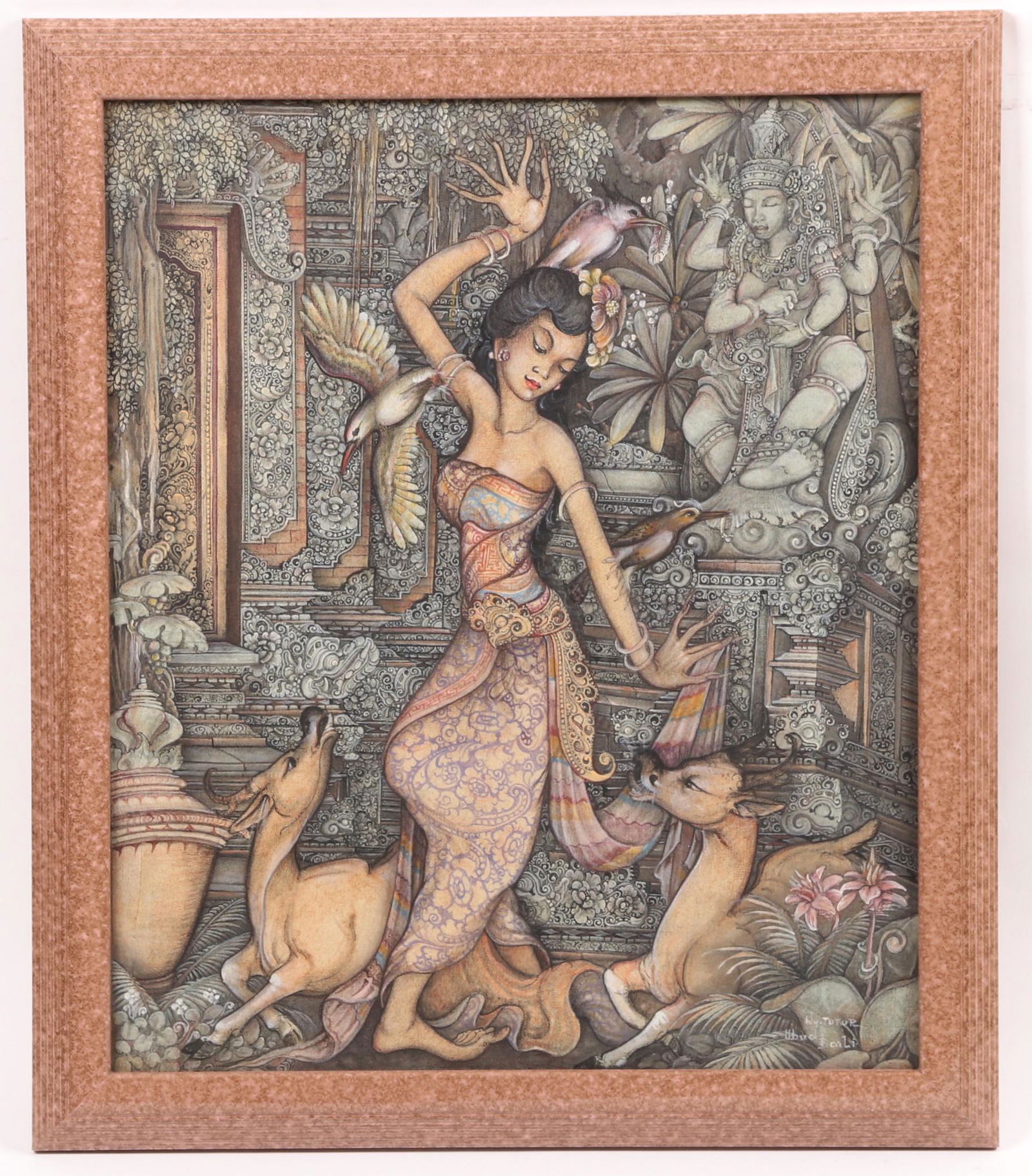 I Wayan Tutur (Balinese, b. 1952) Dancer (1 of 7)