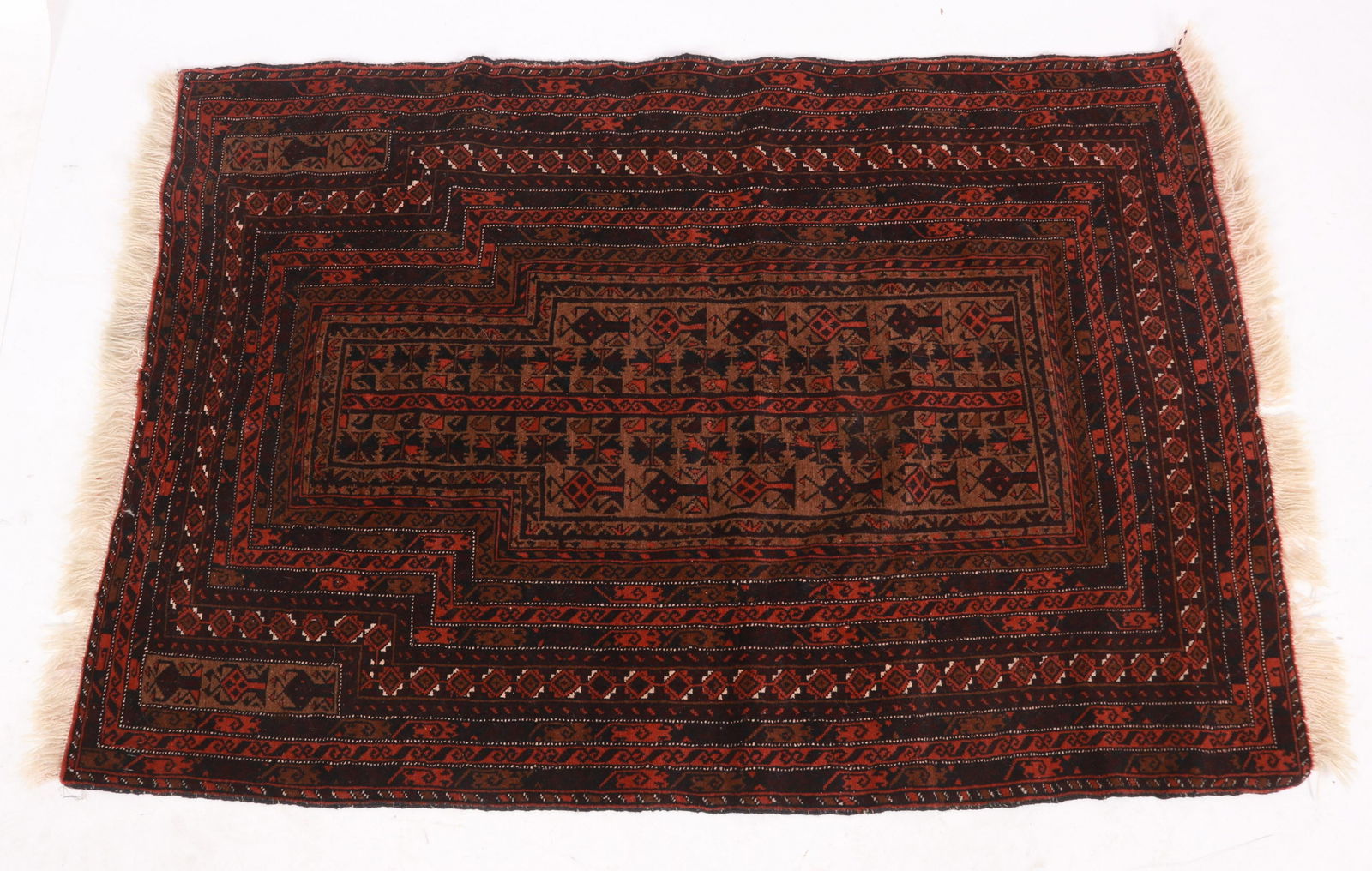 Post War Afghan Rug / Carpet (1 of 6)