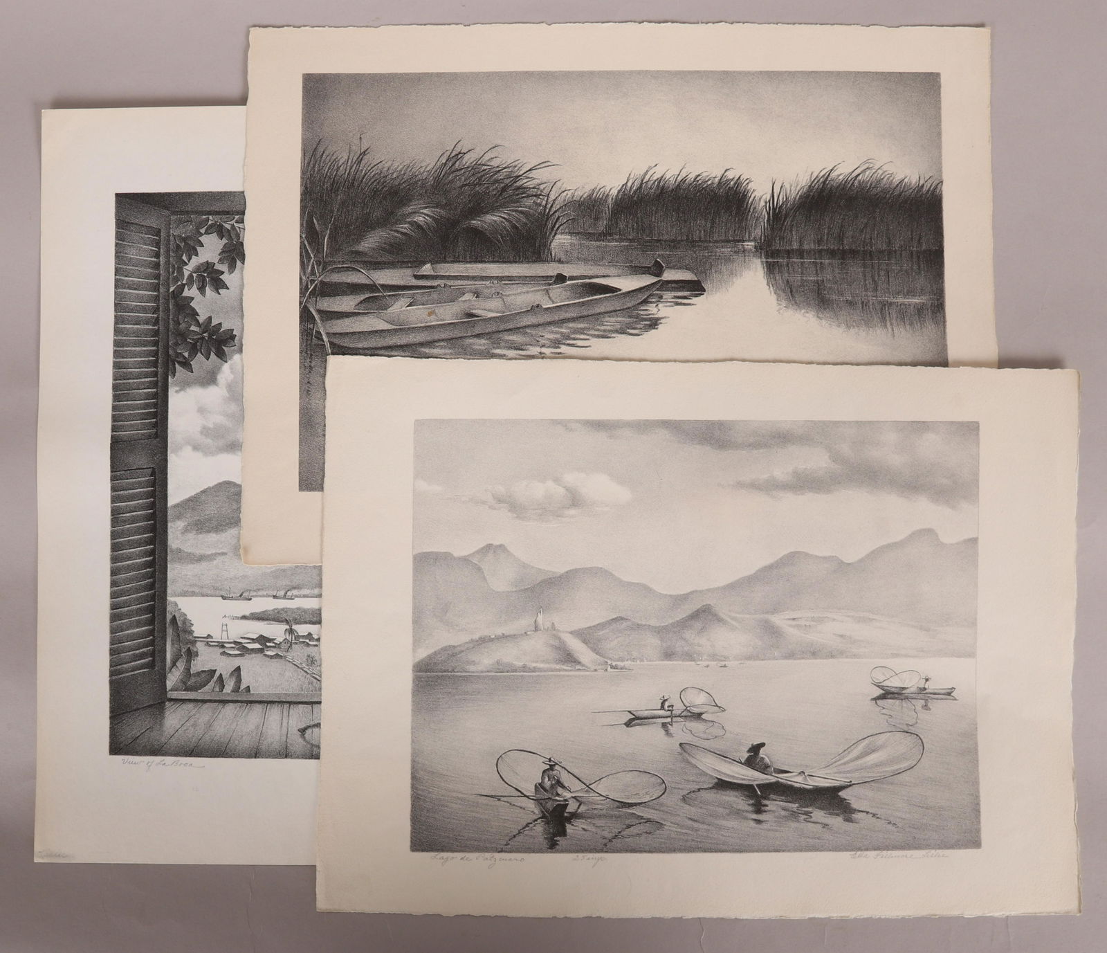 Ella Fillmore Lillie (American, 1887 - 1973) Three (1 of 9)