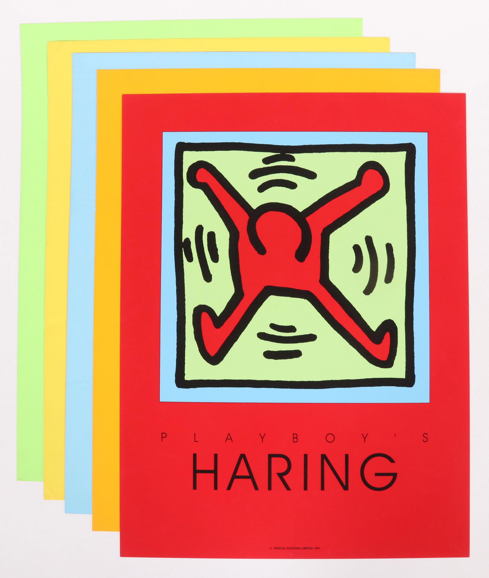 After Keith Haring (American, 1958â€“1990), Playboy's (1 of 8)