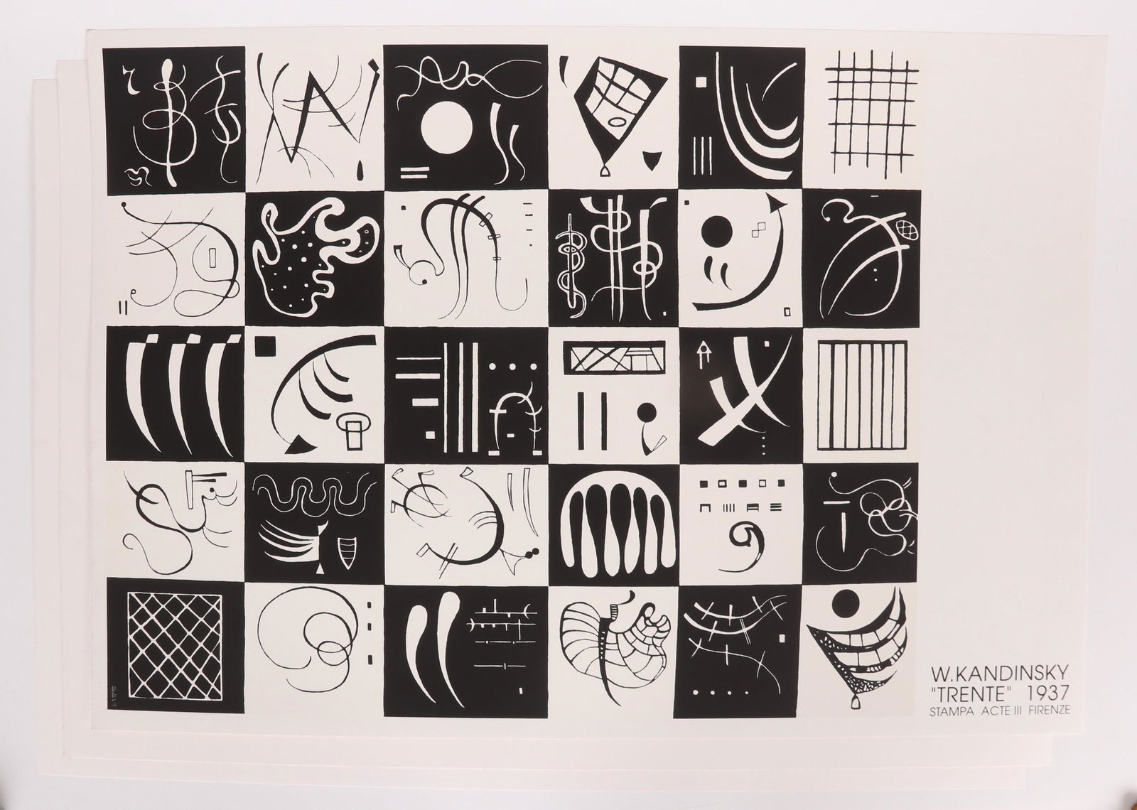Three Silkscreen Posters After Wassily Kandinsky (1 of 9)
