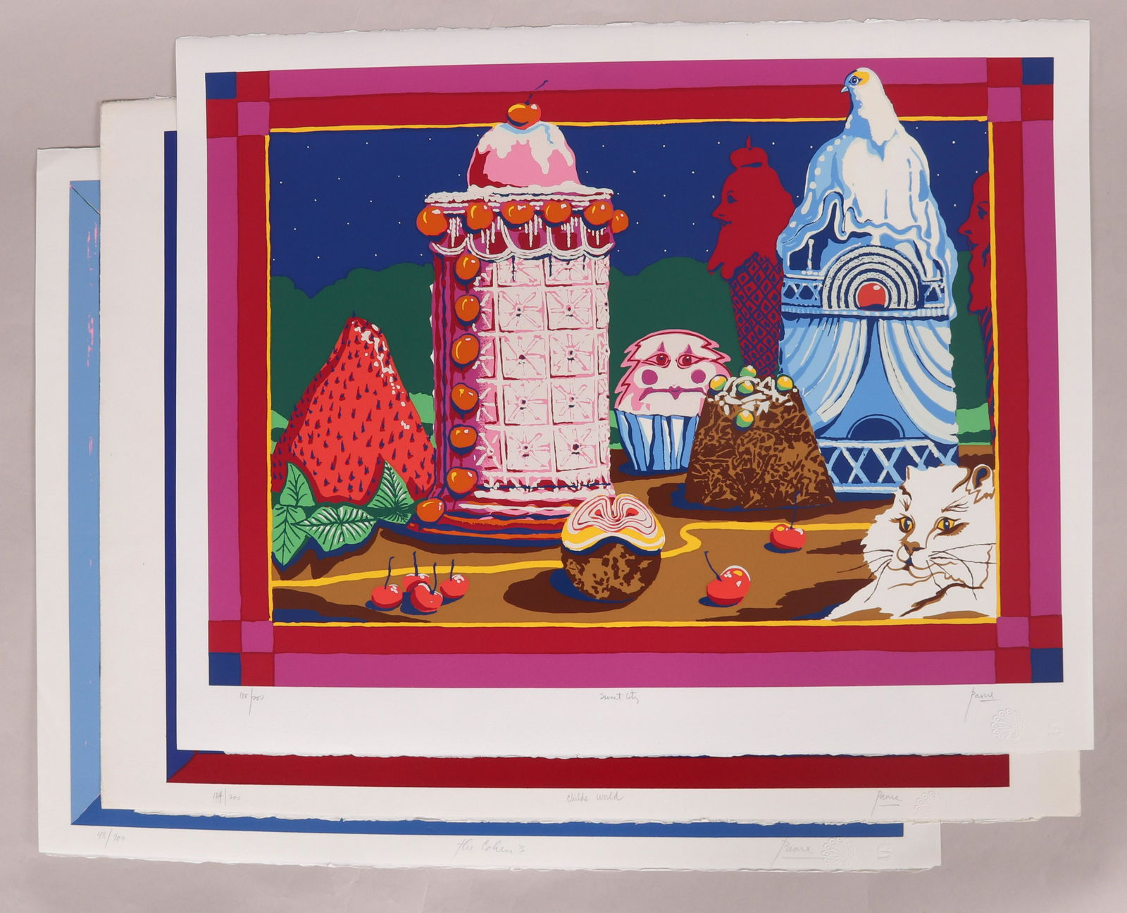 Peter Paone (American, born 1936) Three Prints (1 of 9)