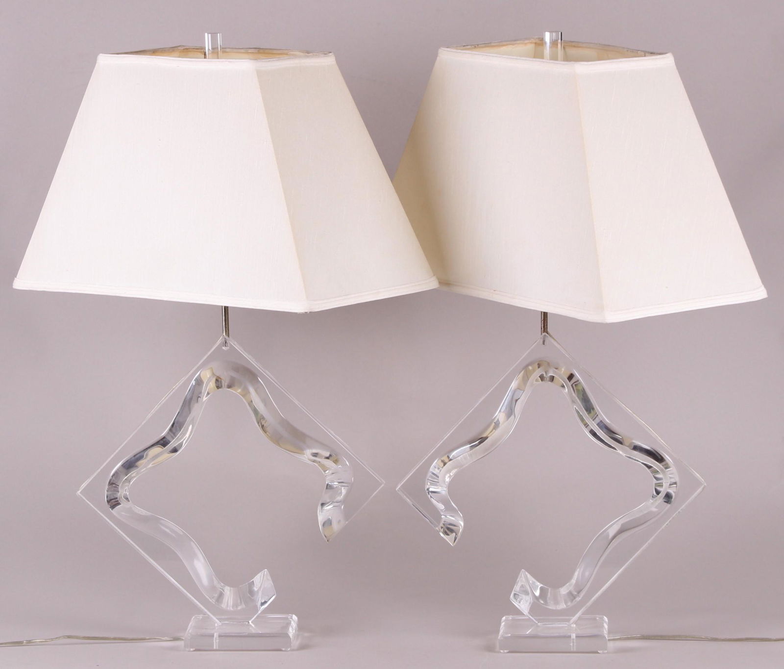 A Pair of Lucite Lamps by Van Teal (1 of 10)