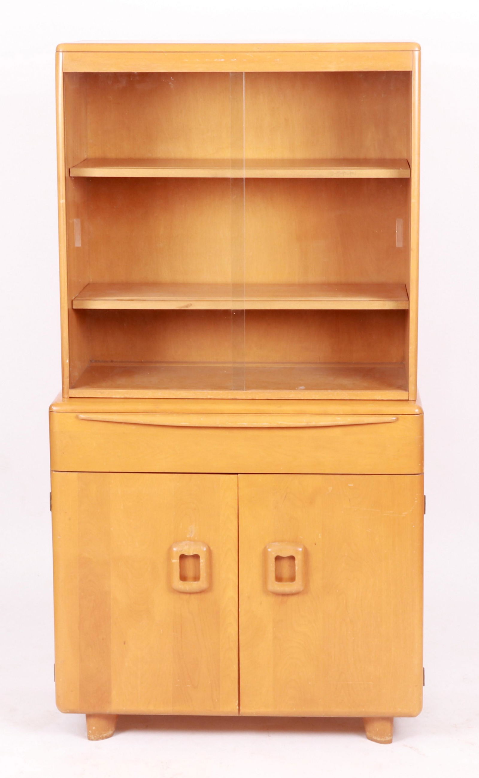 A Heywood Wakefield Two Part China Cabinet (1 of 6)