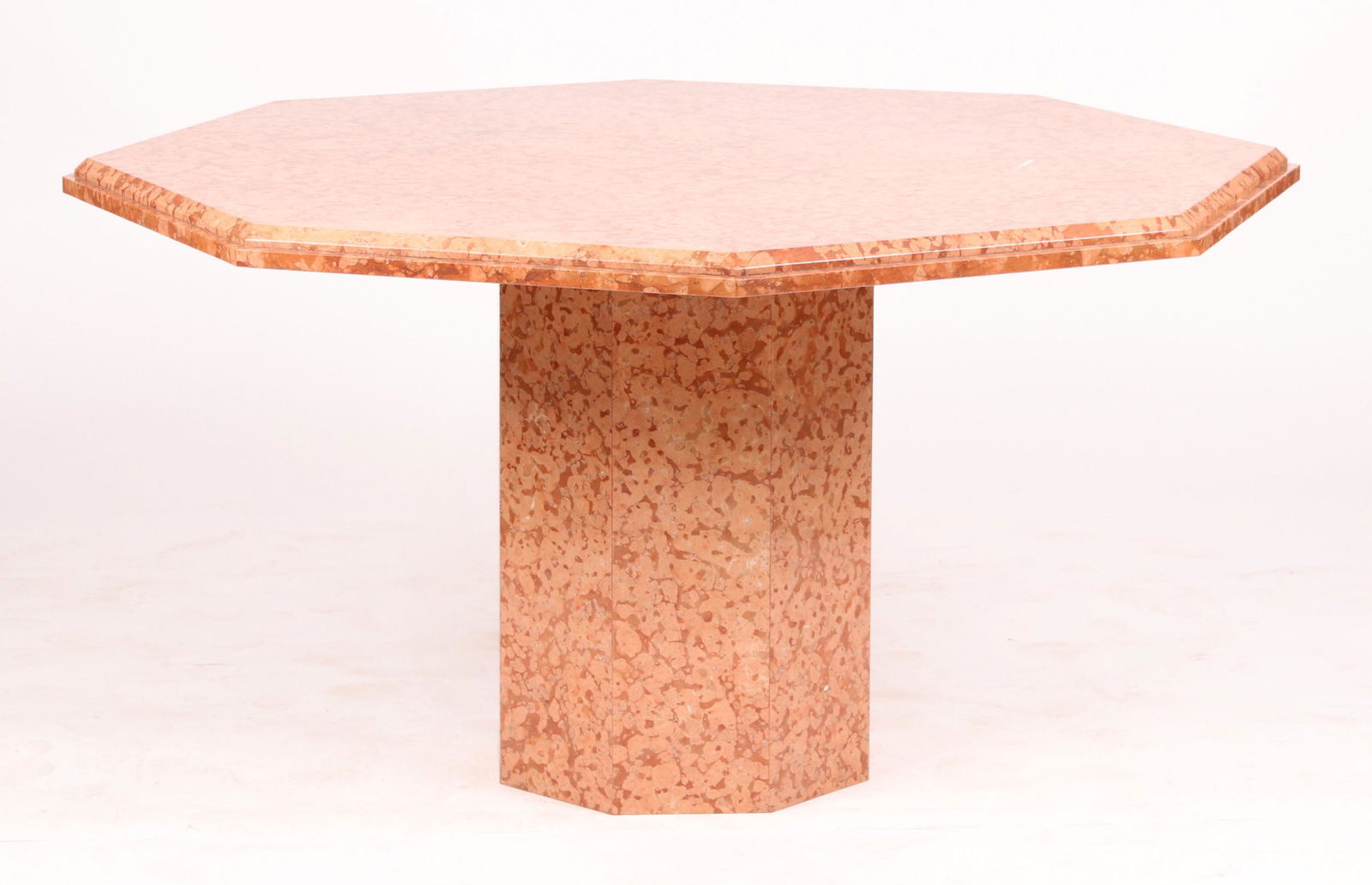 An Italian Rouge Marble Dining Table (1 of 10)