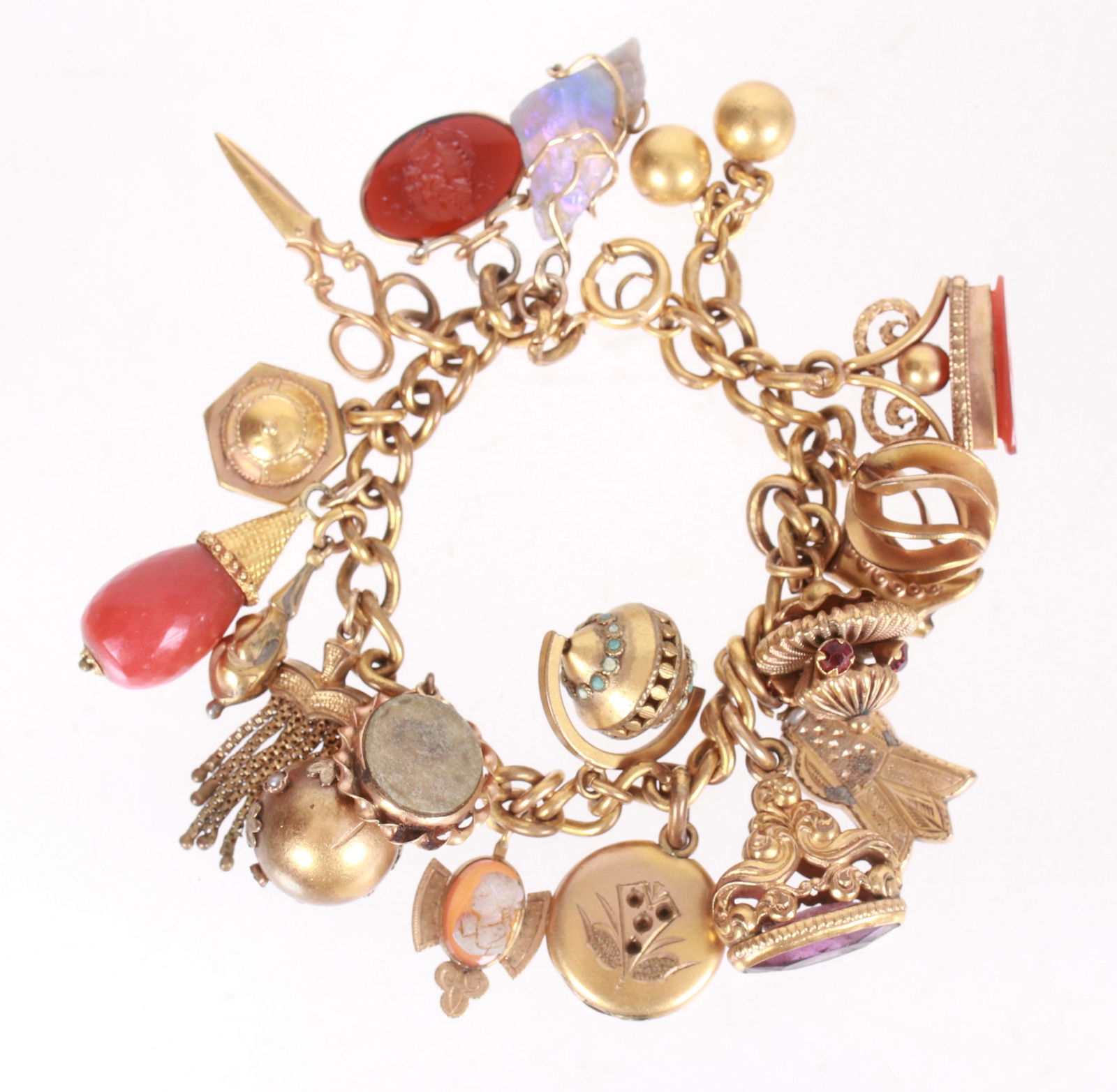 A Gold Filled Charm Bracelet (1 of 9)