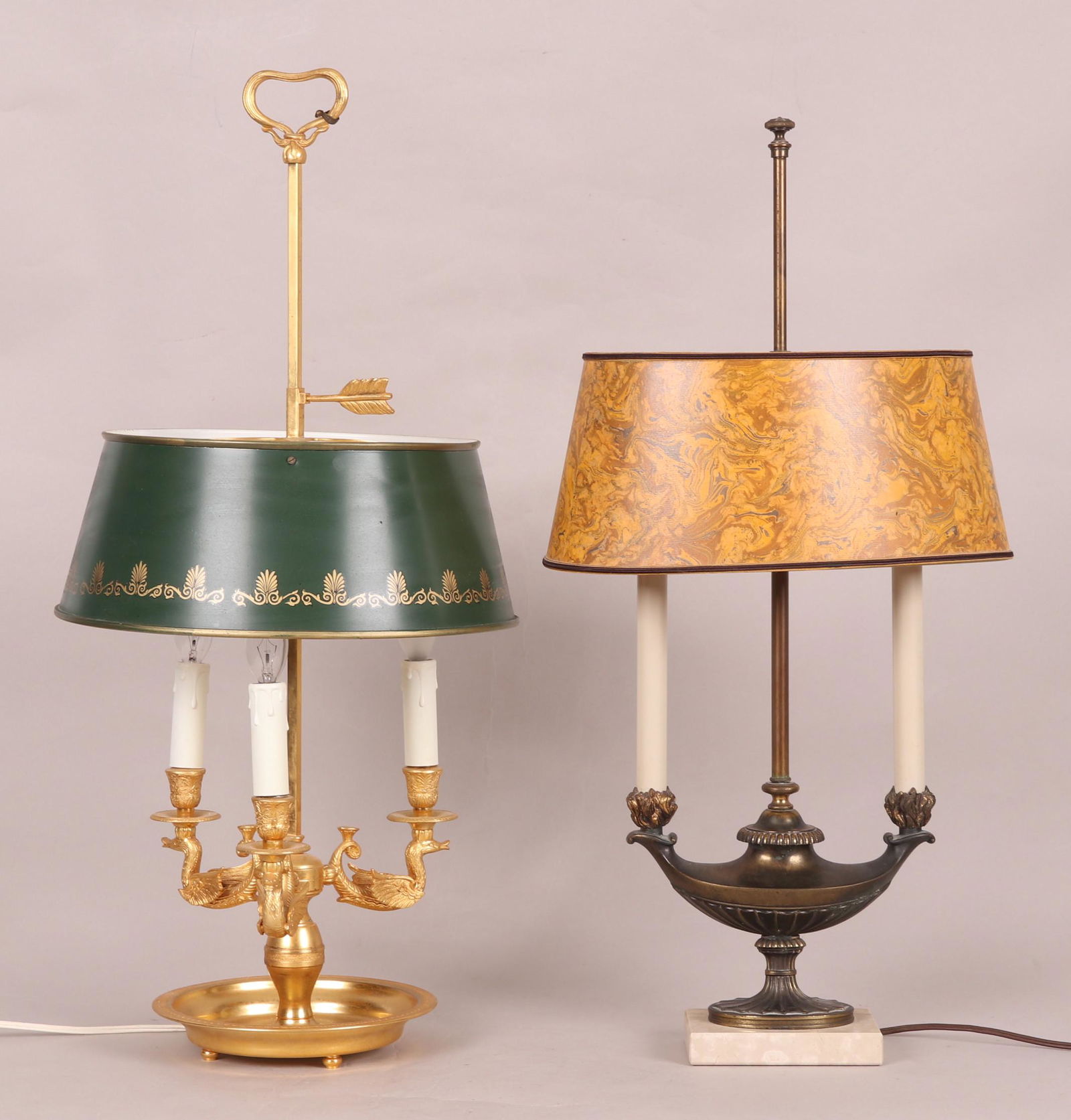 Two Continental Bouillotte Lamps (1 of 9)