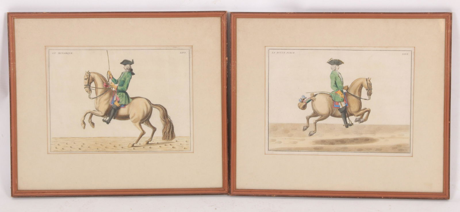 Two 18th Century Dressage Prints (1 of 9)