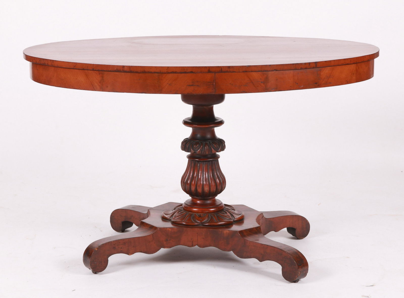 An English Mahogany Center Table c. 1850 (1 of 10)