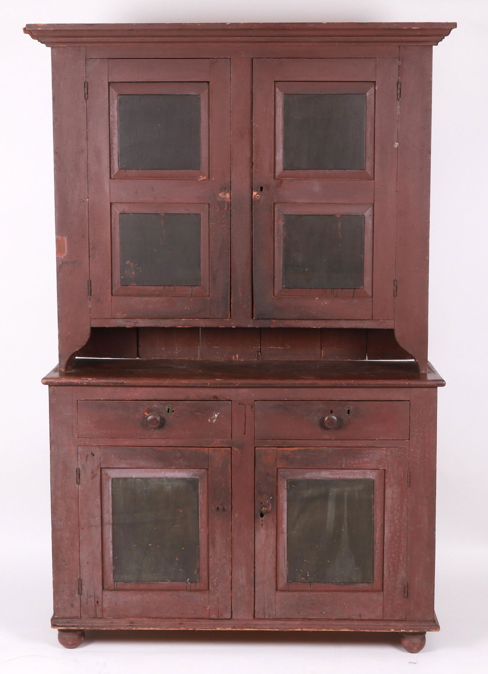 A Pennsylvania Painted Dutch Cupboard (1 of 15)