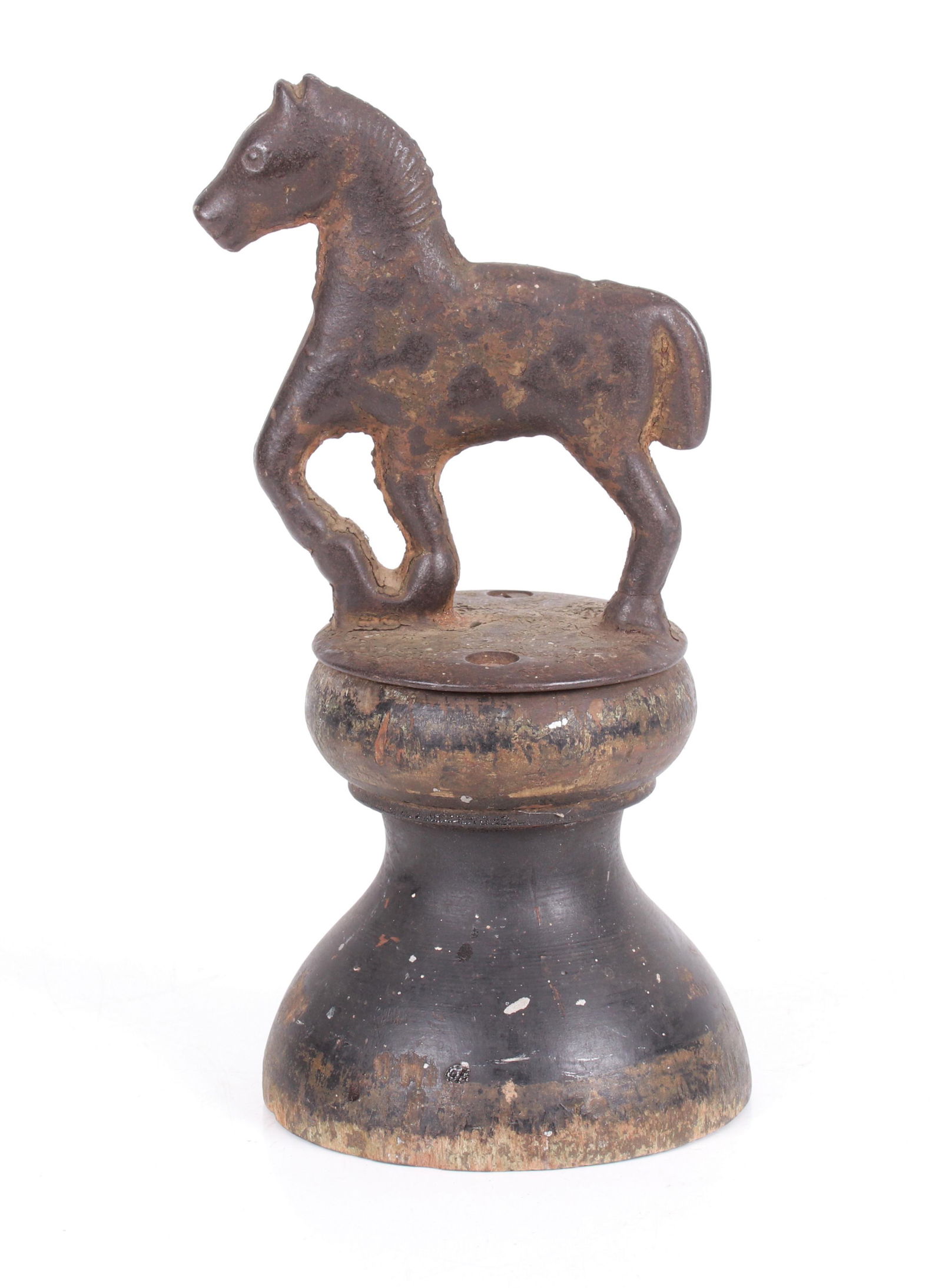 19th Century Cast Iron Horse Post Finial (1 of 7)
