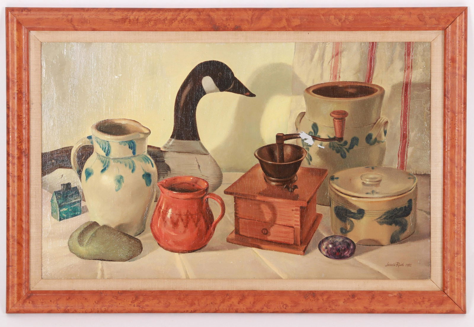 American School, 20th c. Oil on Canvas (1 of 7)