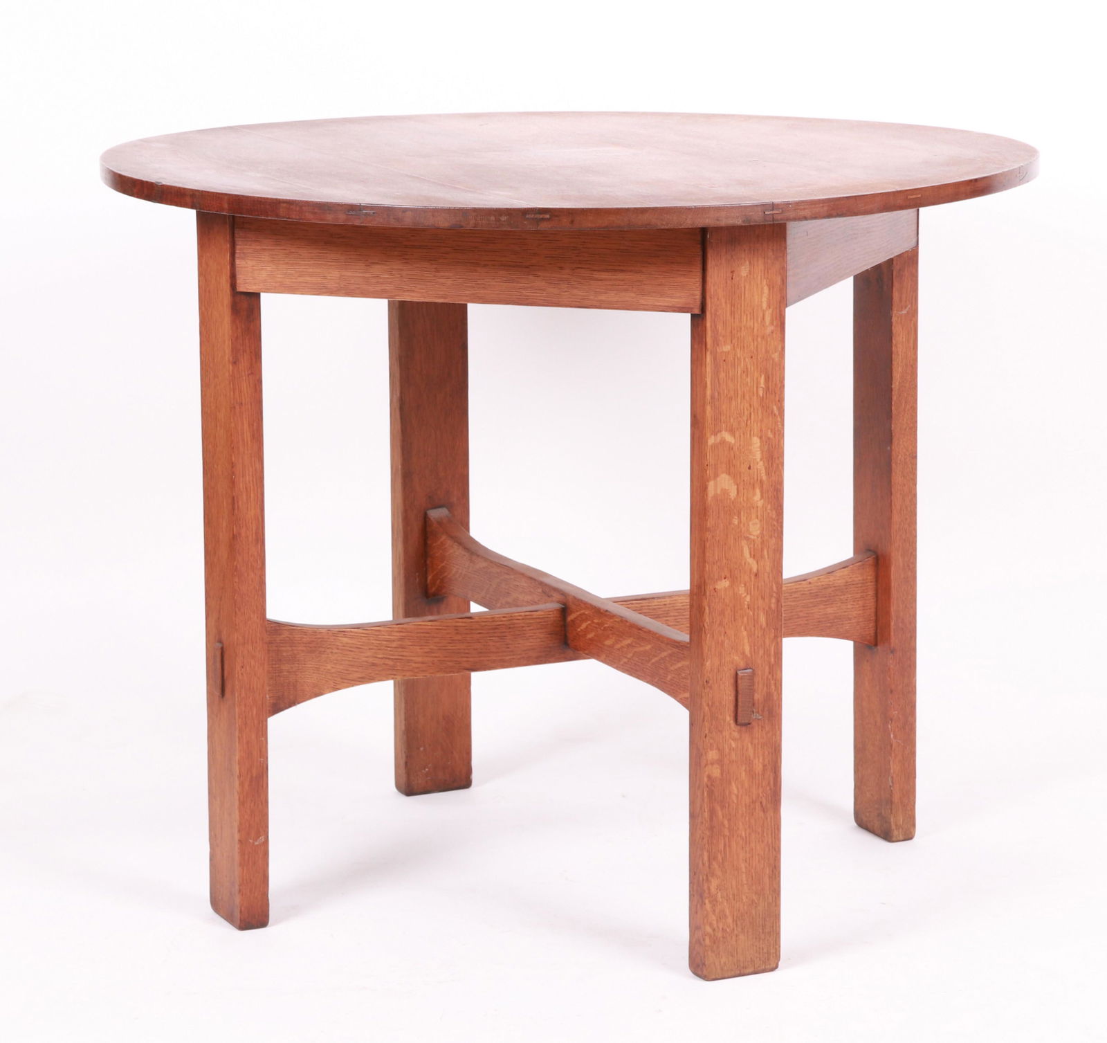 An Oak Library Table Attributed To Stickley (1 of 7)