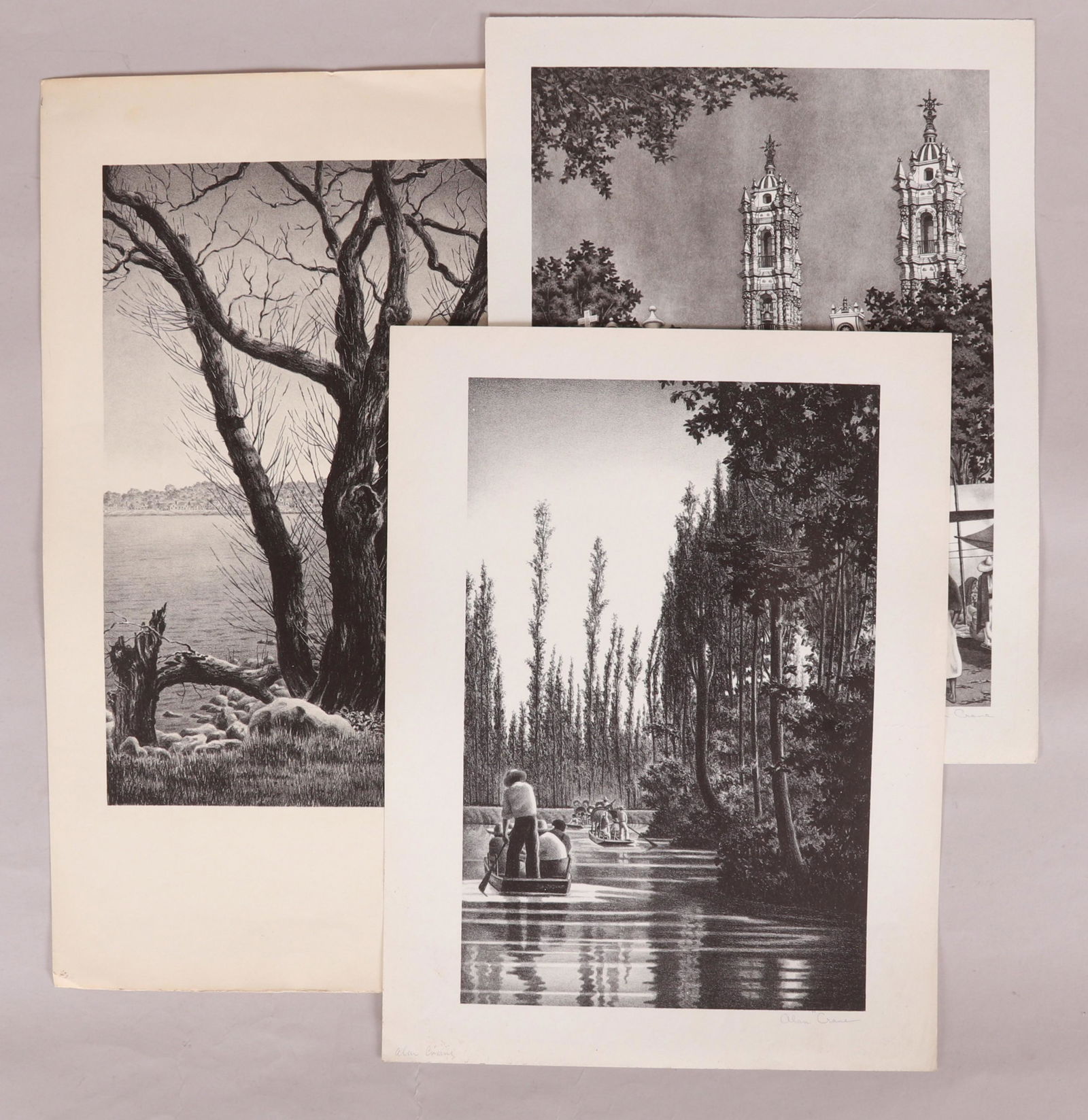 Alan Horton Crane (American, 1901-1969) Three Works (1 of 10)