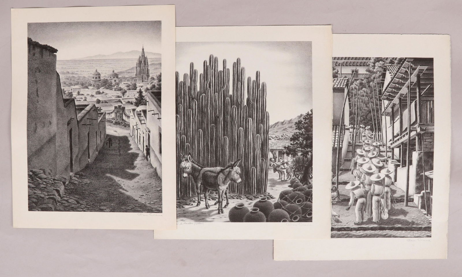 Alan Horton Crane (American, 1901-1969) Three Works (1 of 9)