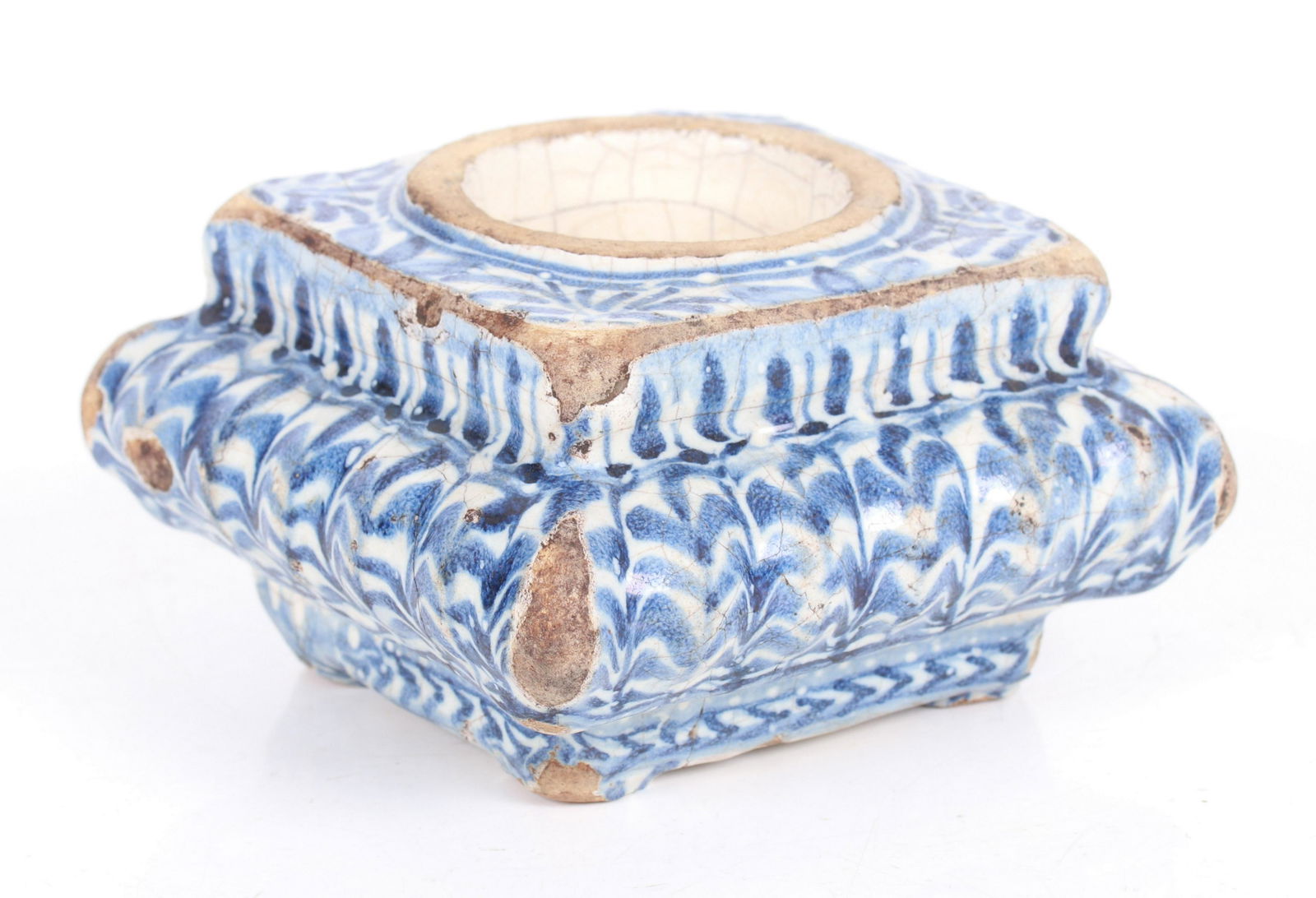 A 17th Century Talavera Pottery Inkwell (1 of 8)