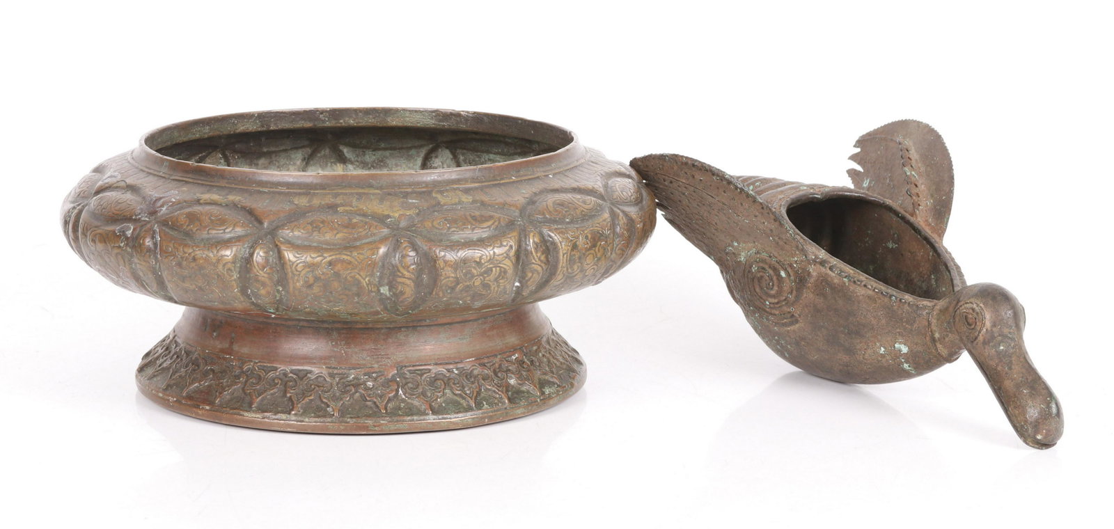 Two Bronze Objects, Southeast Asian, Indo-Persian (1 of 12)