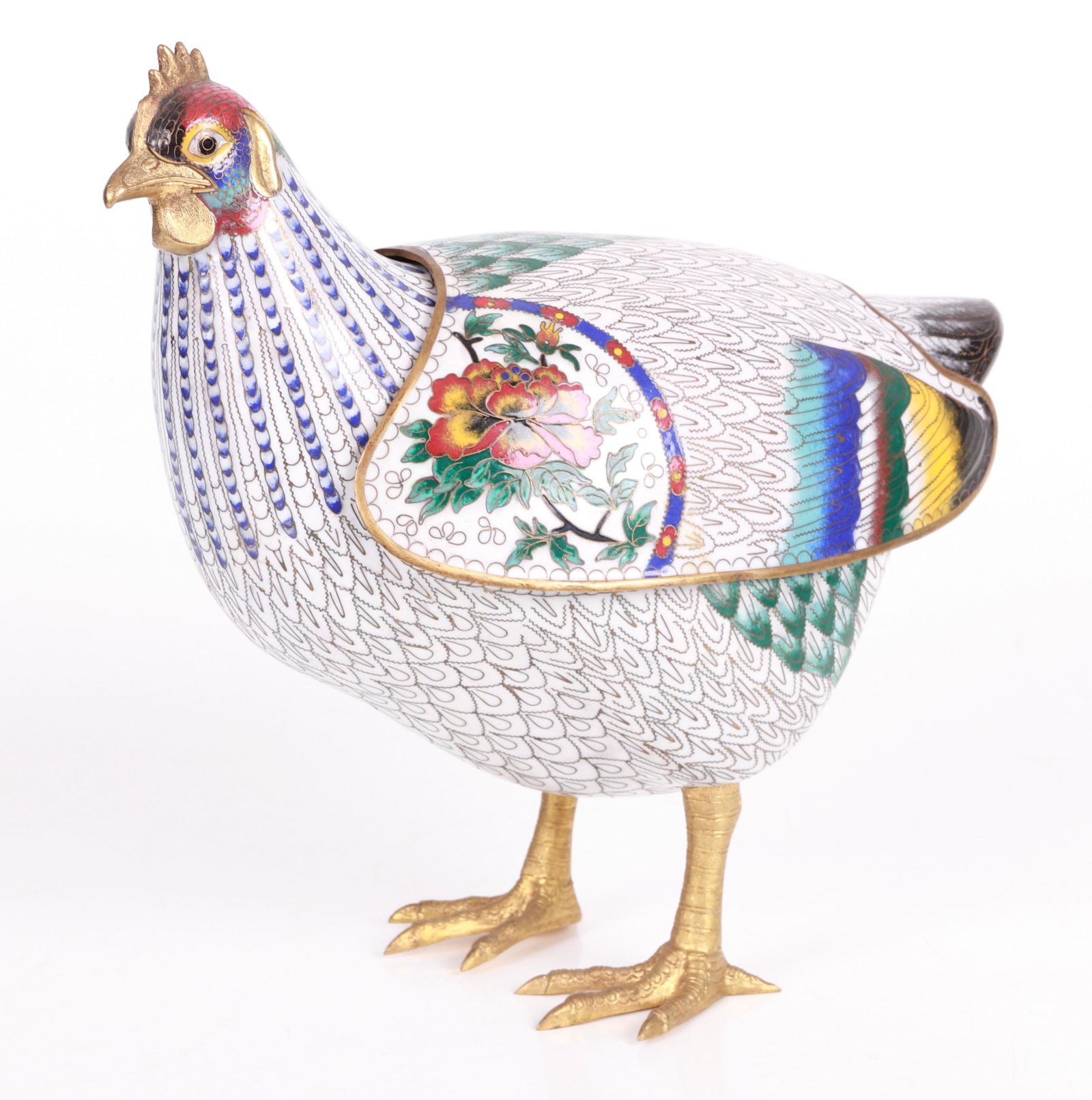A Chinese Cloisonne Chicken (1 of 7)
