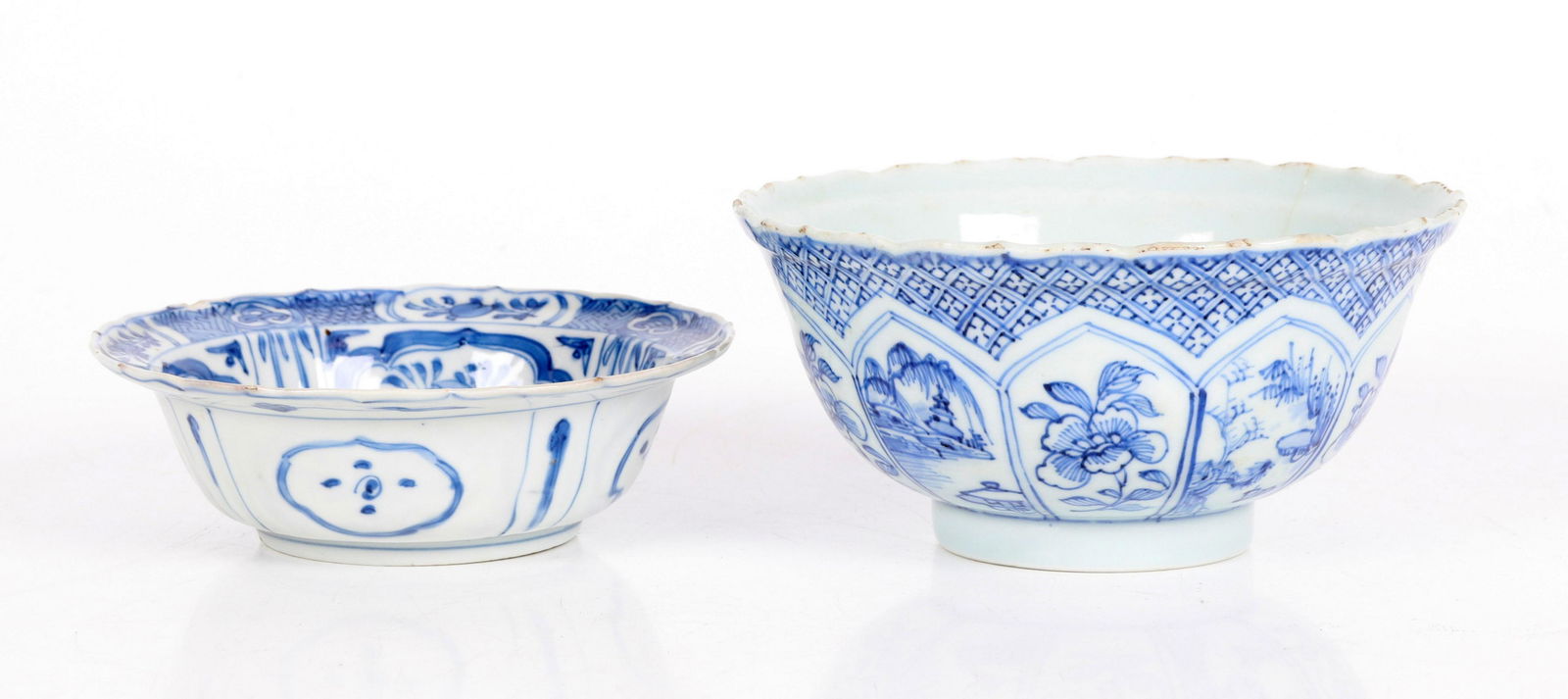 Two 17th Century Chinese Transitional Porcelain Bowls (1 of 13)