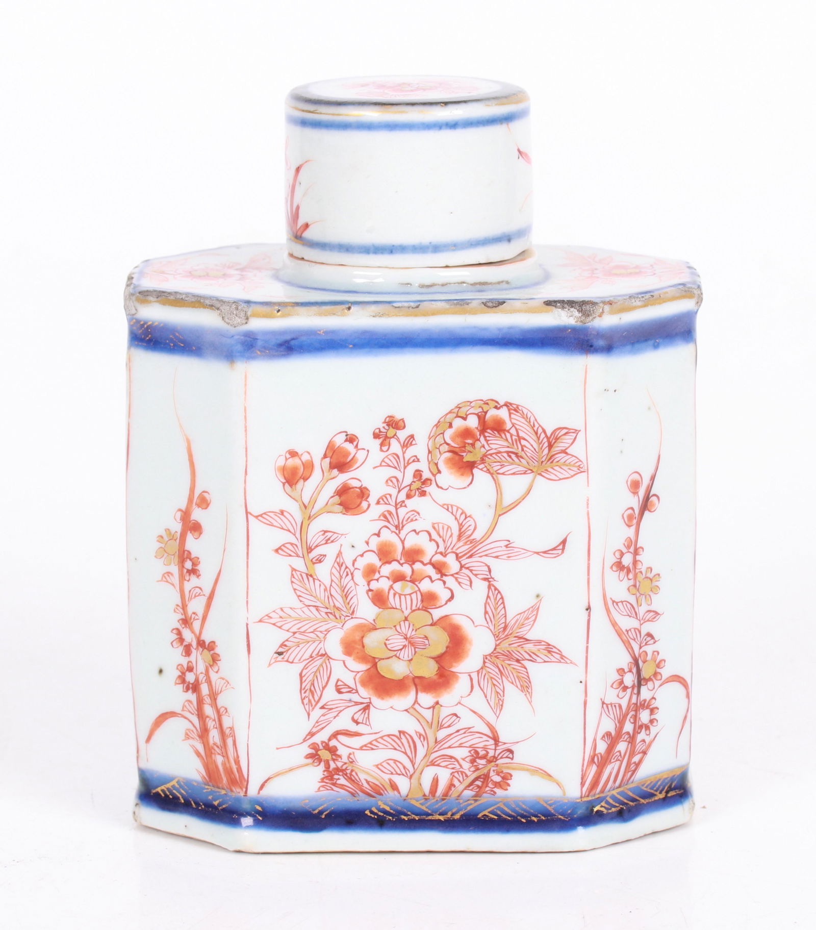 A Kangxi Period Chinese Imari Tea Caddy (1 of 8)