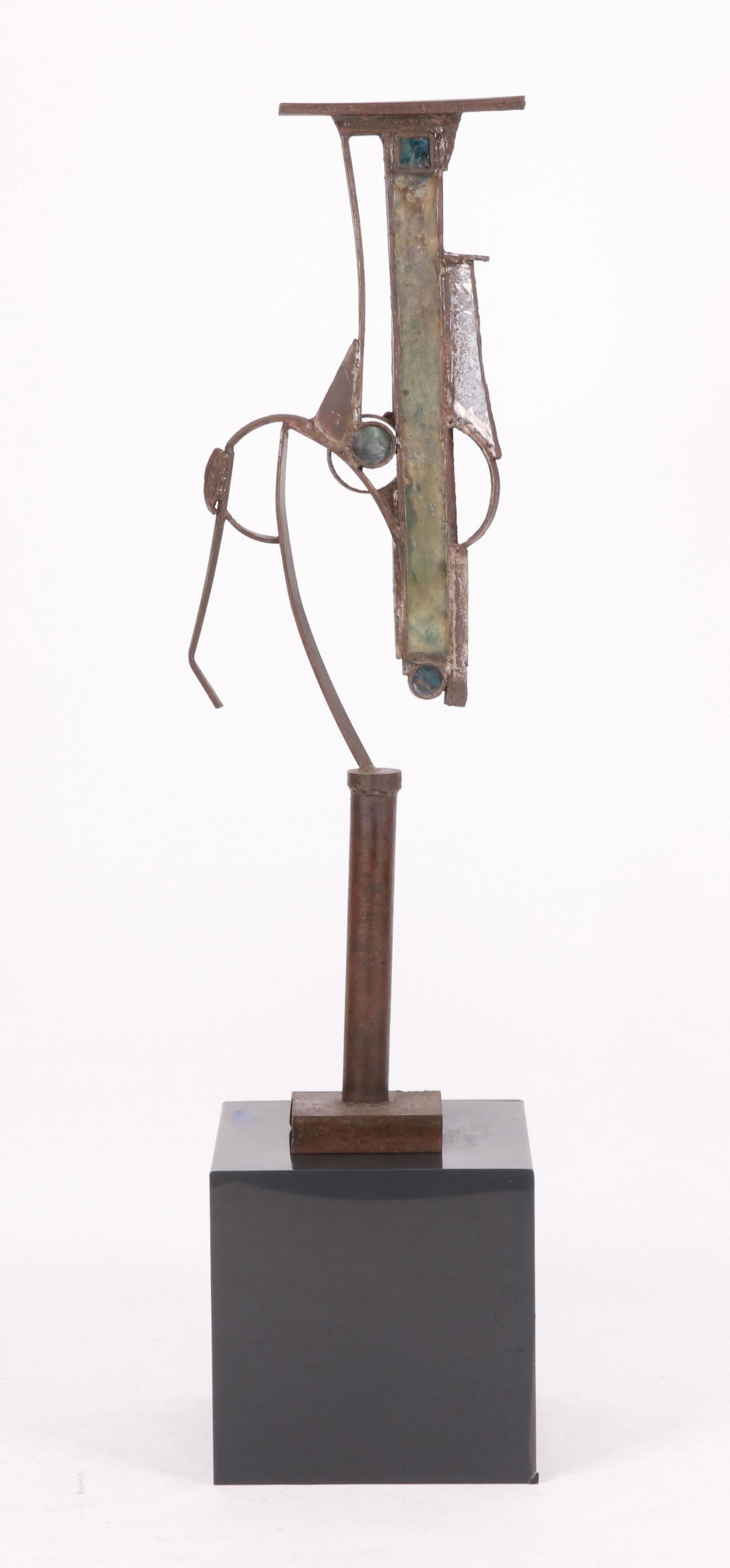 A Large Mid Century Brutalist Welded Iron Sculpture (1 of 12)