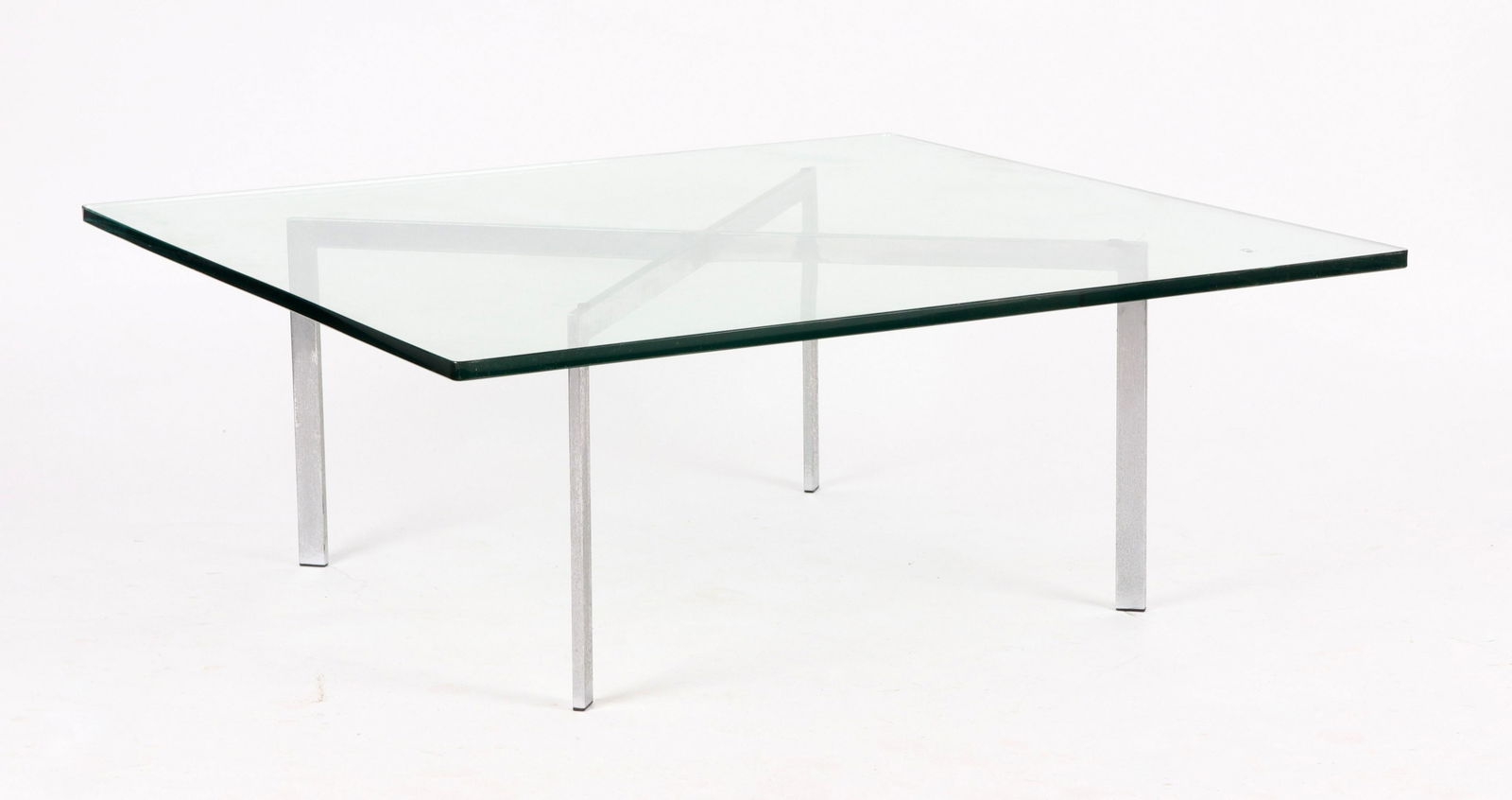 A Mid Century Modern Glass & Chrome Coffee Table (1 of 6)