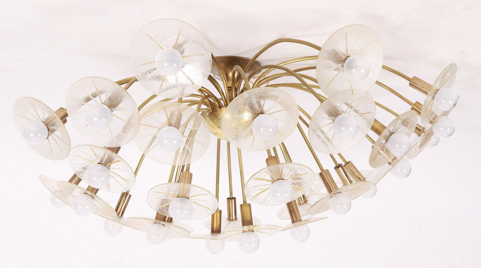 A Lightolier 31-Light Dandelion Chandelier (1 of 6)