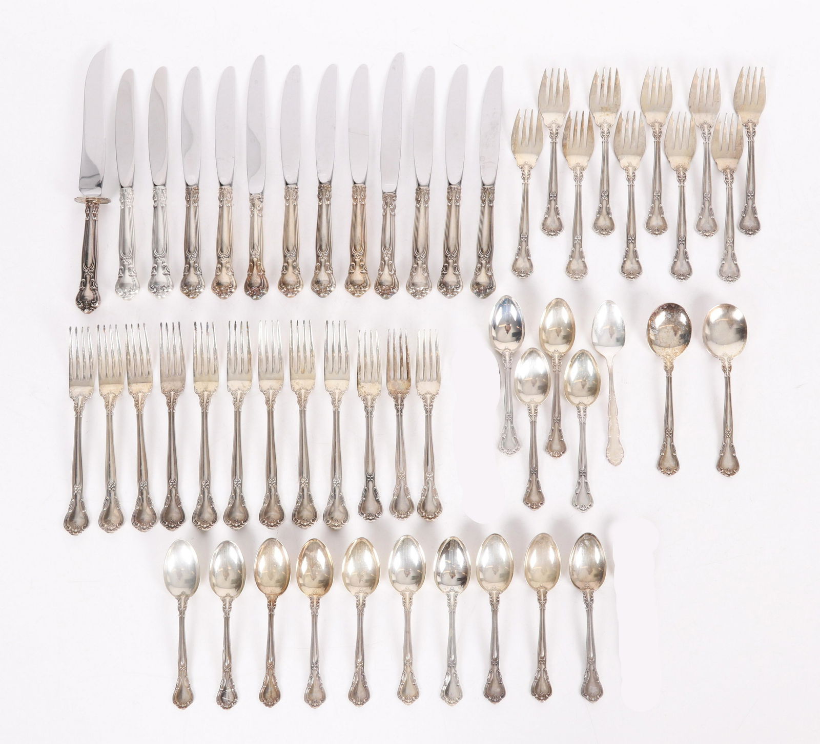 A Gorham Sterling Flatware Service (1 of 7)