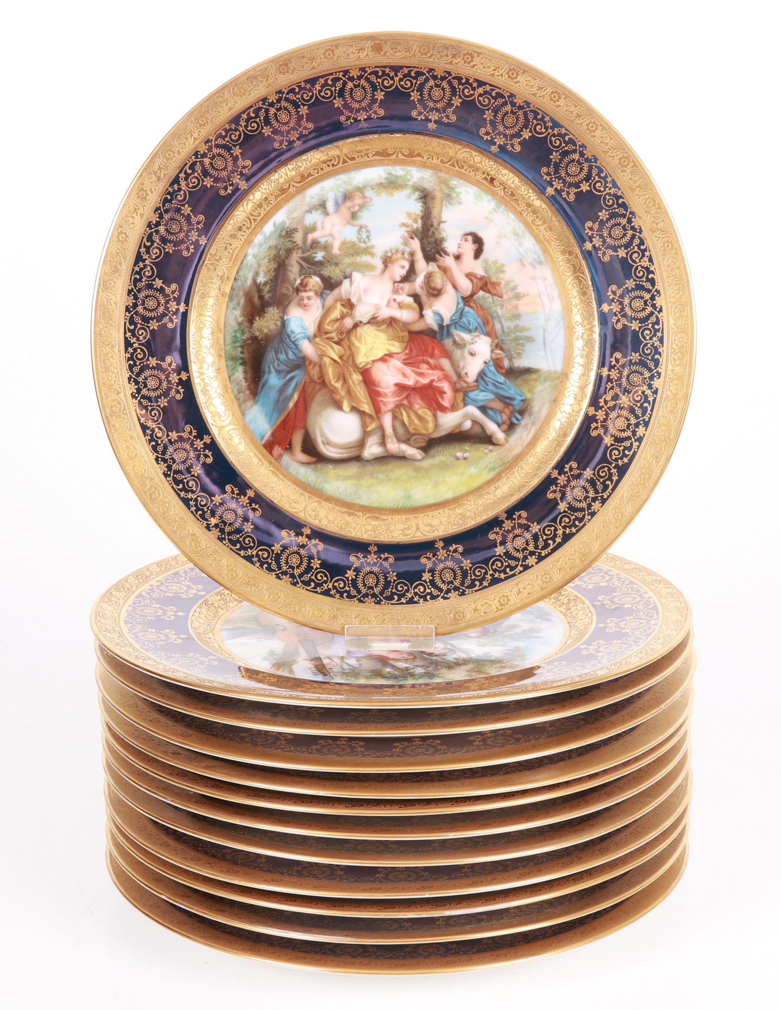 Twelve Royal Vienna Style Plates (1 of 13)