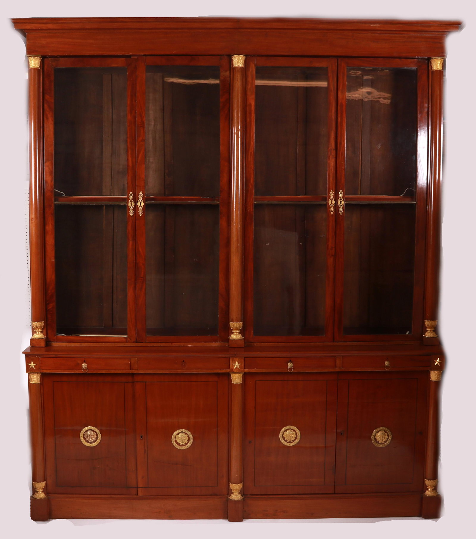 A 19th Century French Mahogany Bibliotheque (1 of 12)