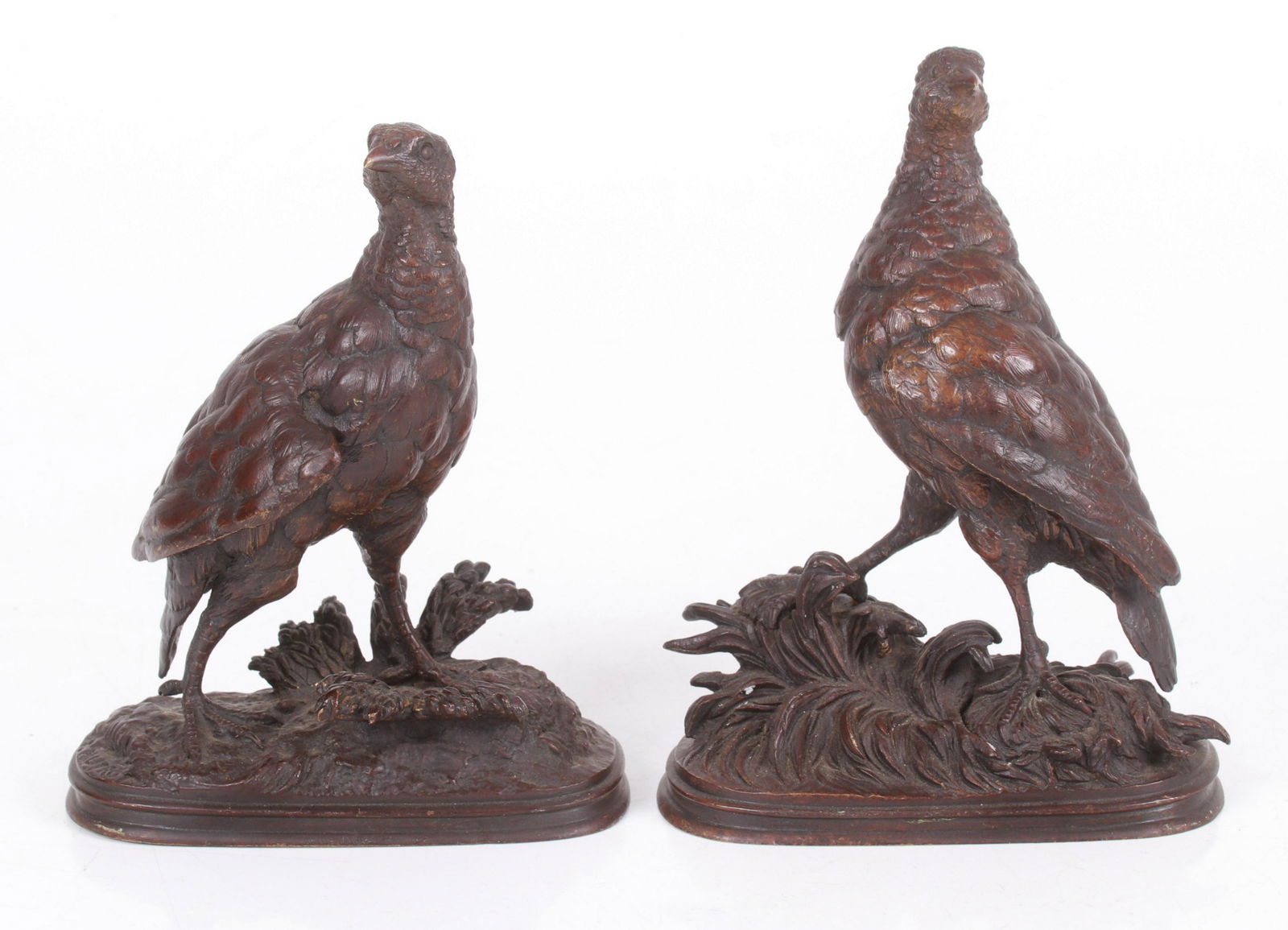 Ferdinand Pautrot (1832 - 1874) Two Bronze Birds (1 of 8)