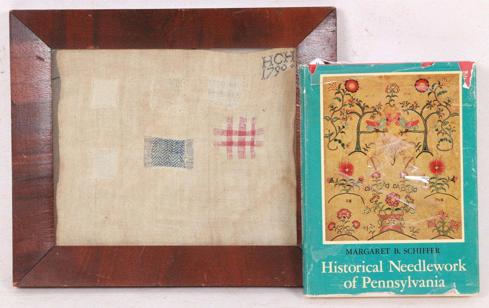 An 18th Century Pennsylvania Darning Sampler (1 of 8)