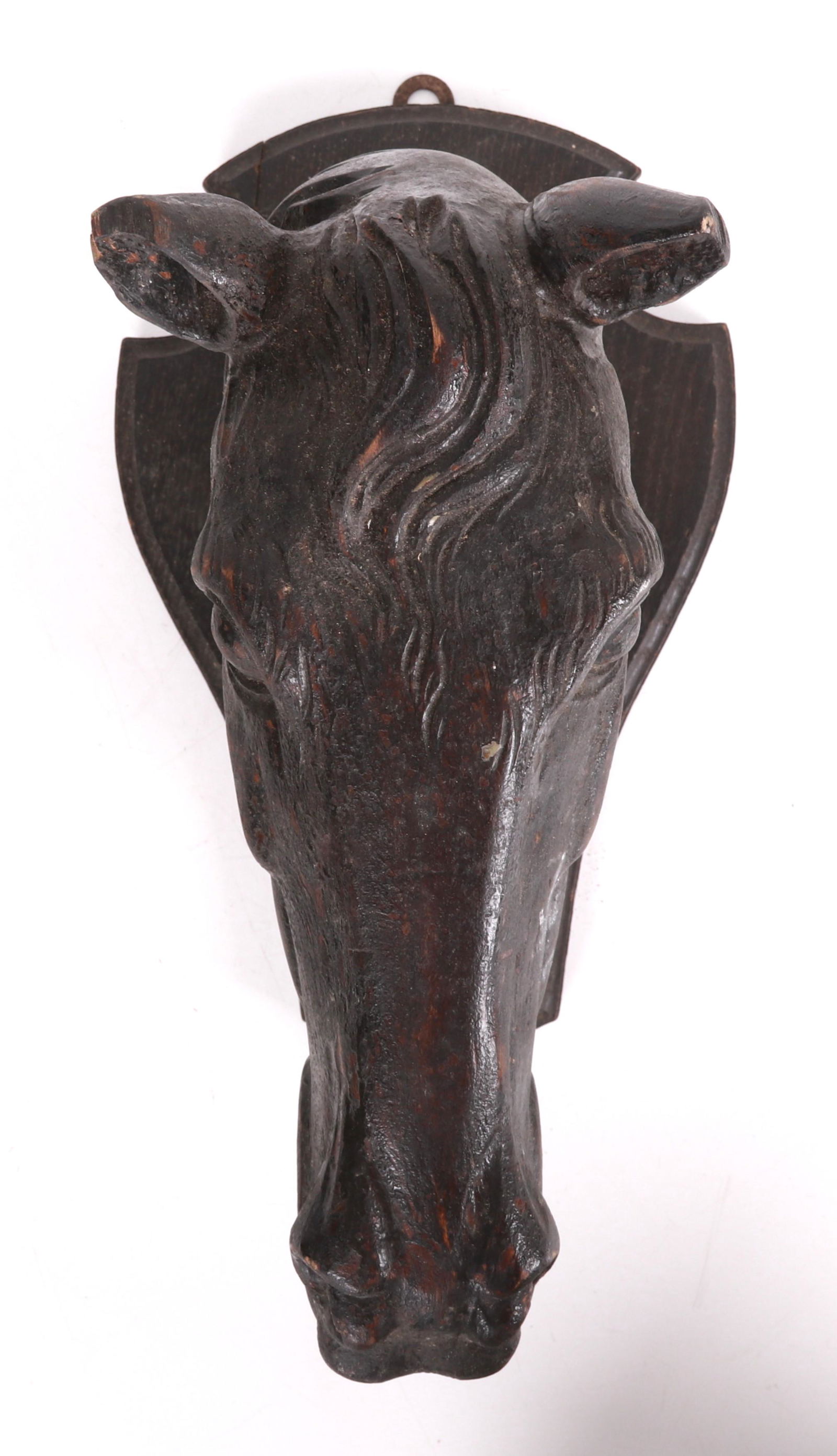 A Black Forest Carved Horse Head (1 of 8)