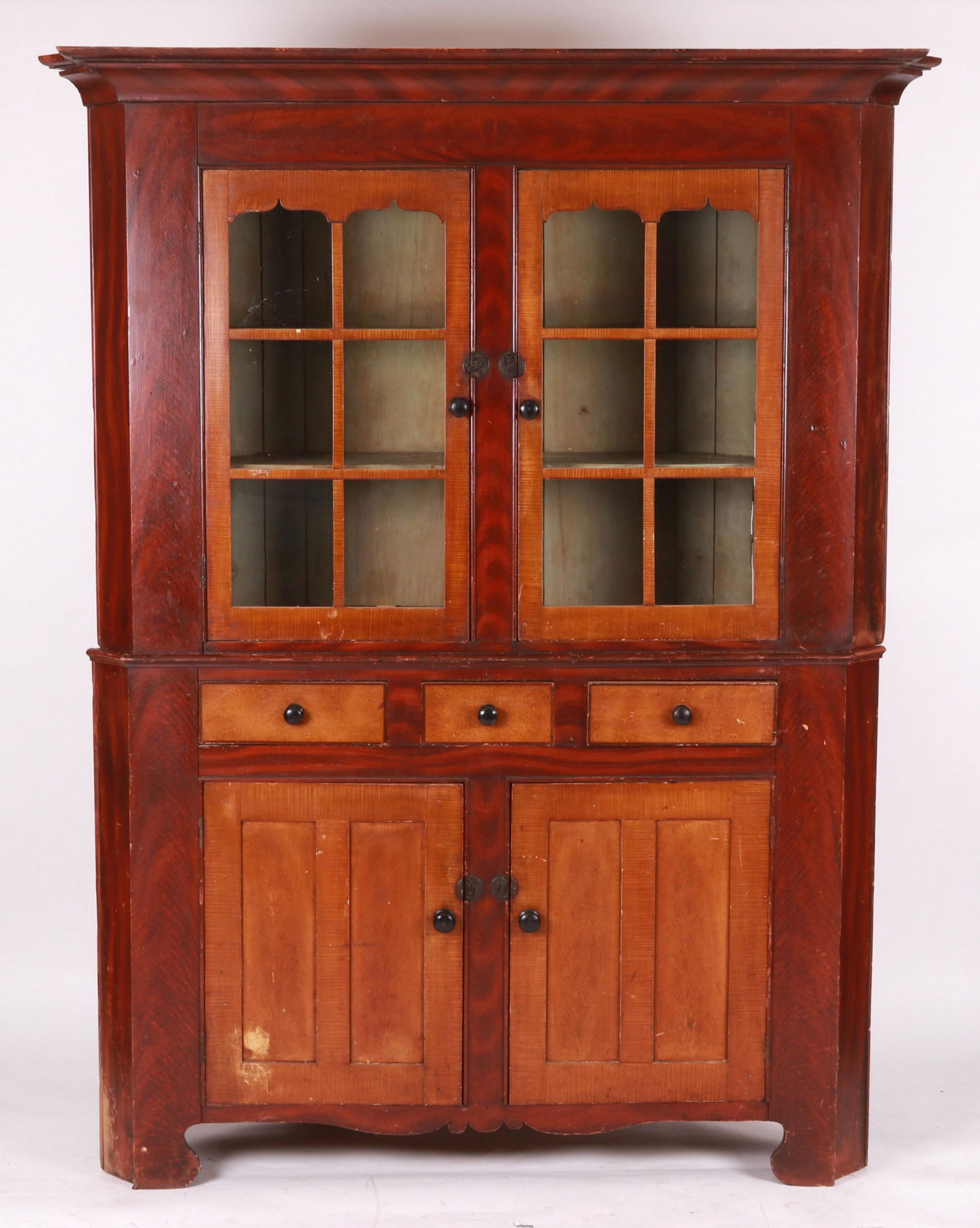 An American Paint Decorated Cupboard (1 of 13)