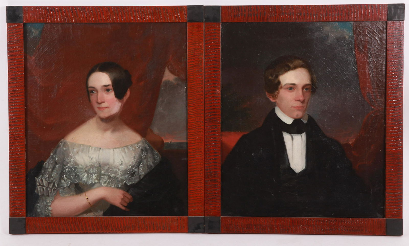 A Pair of American Portraits c. 1830 (1 of 13)