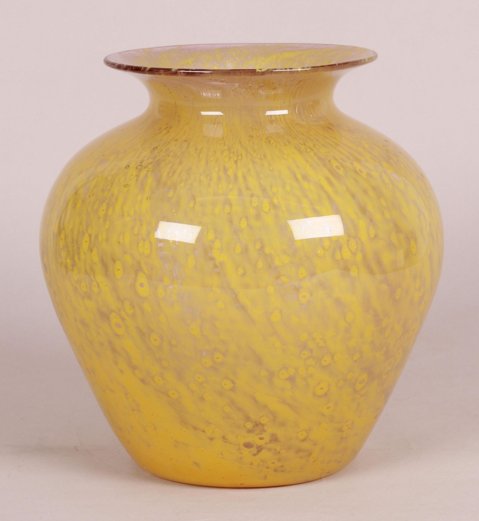 A Large Durand Kimble Cluthra Art Glass Vase (1 of 6)