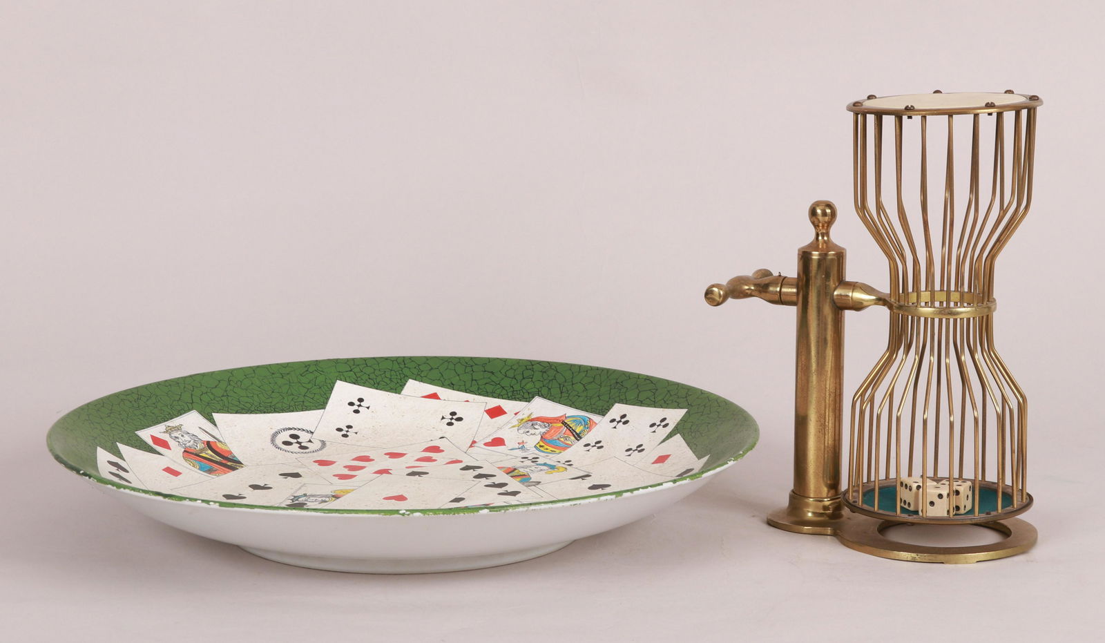 Chuck-A-Luck Dice Game & Playing Card Charger (1 of 9)