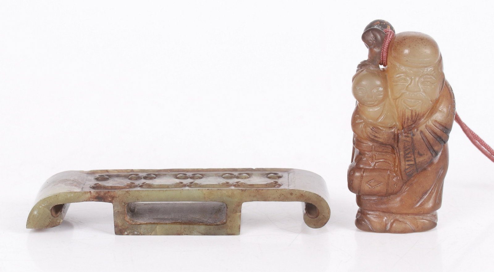 Two Pieces of Chinese Jade & Stone (1 of 9)