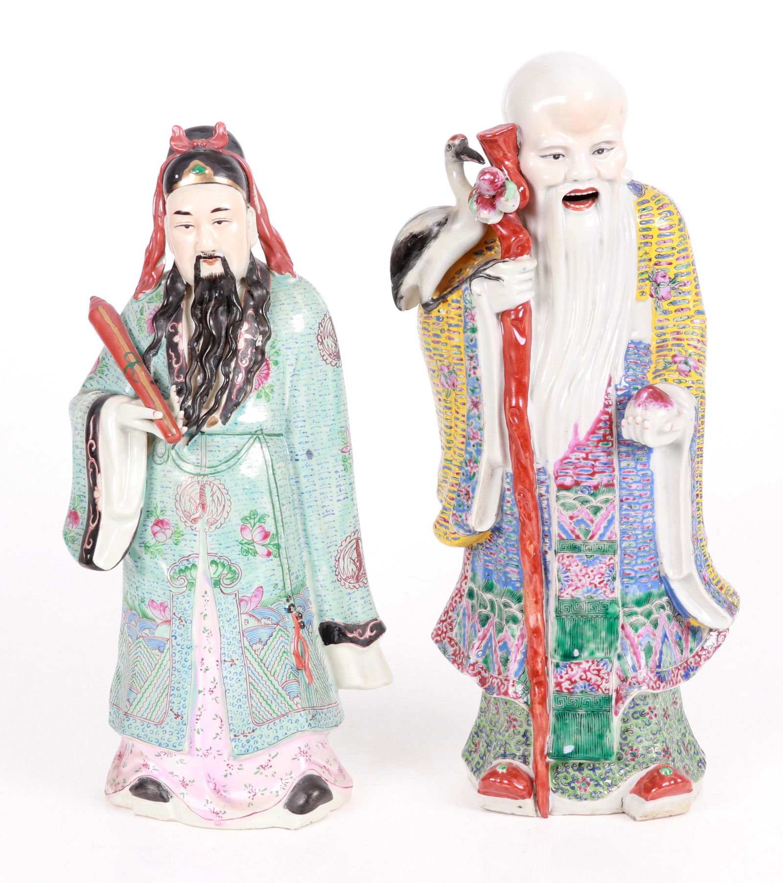 Two Chinese Porcelain Figures (1 of 11)