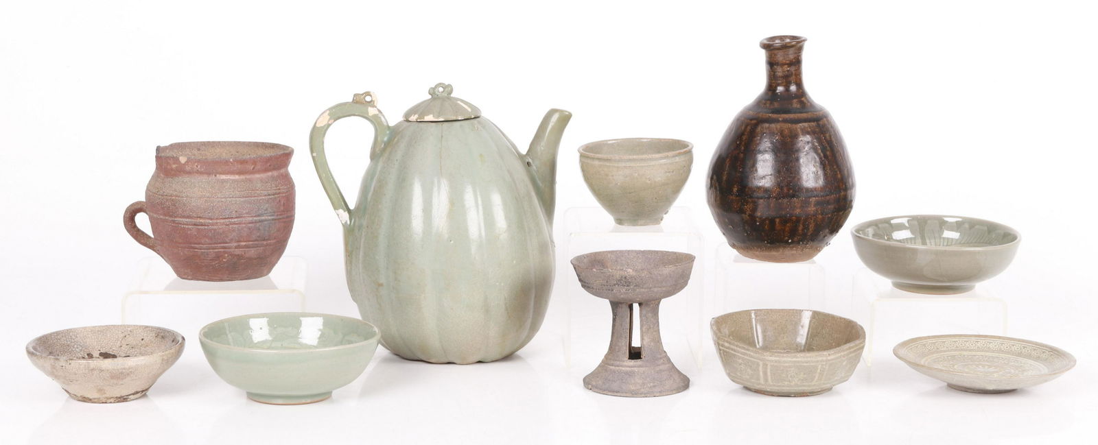 A Group Of Korean Joseon, Silla Ceramics, Etc. (1 of 15)