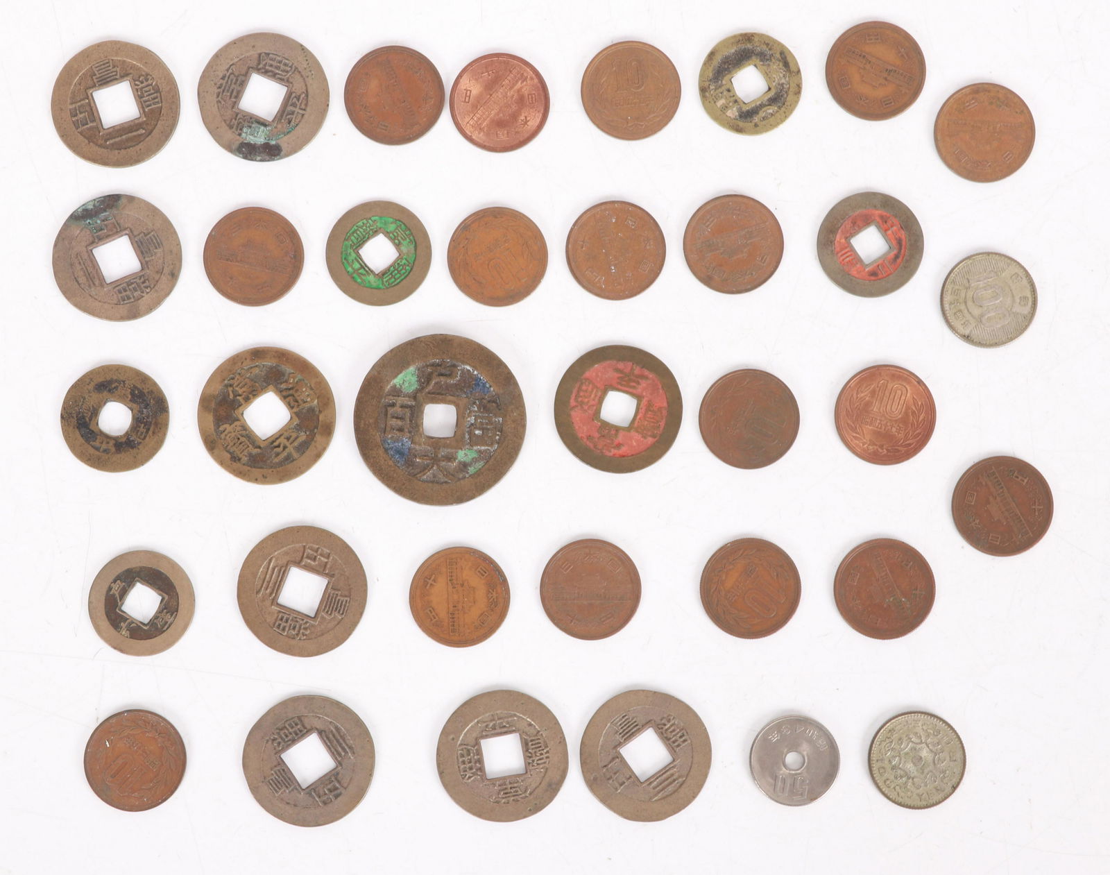 19th Century Korean Bronze Mun Coins, Etc. (1 of 14)