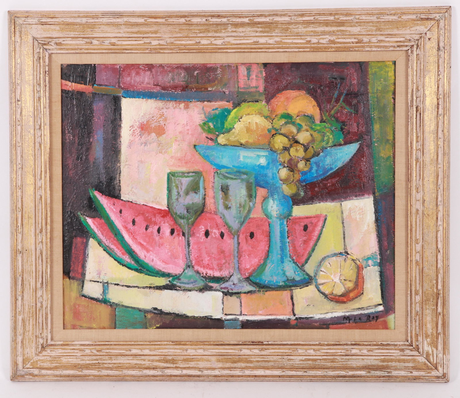 Mexican Modernist Still Life, Manner of Tamayo (1 of 5)