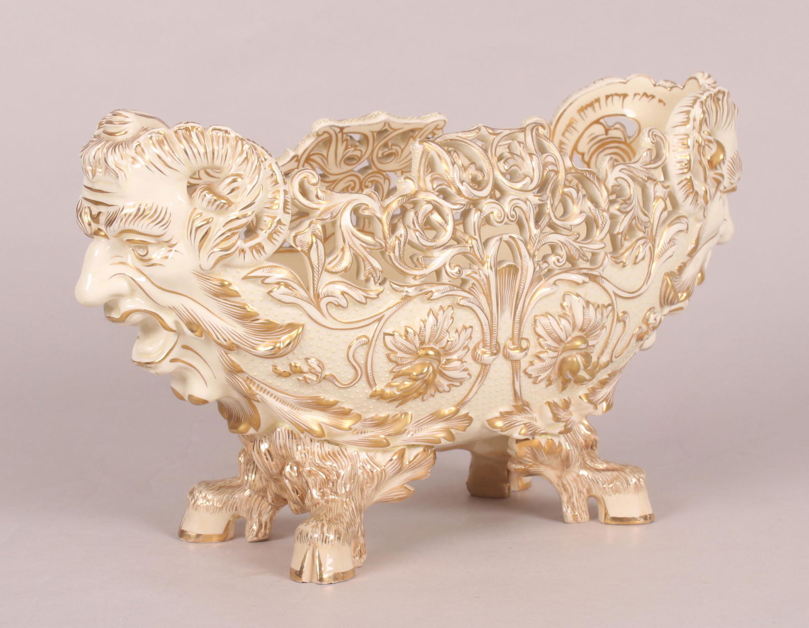 Fischer Budapest Reticulated Satyr Centerpiece (1 of 12)