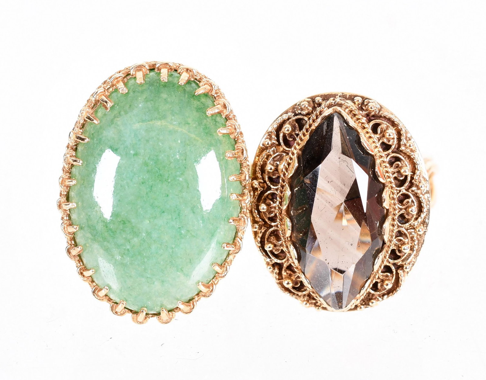 Two Ladies 14k Gemstone Rings (1 of 6)